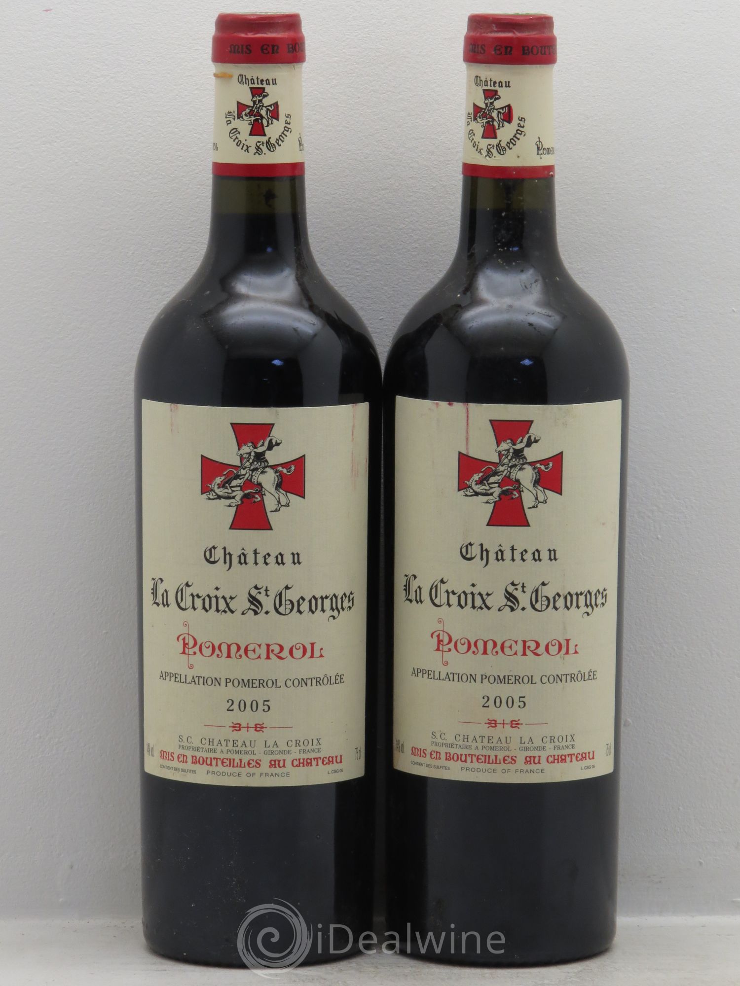 Château la Croix Saint-Georges 2005 - Lot de 2 bouteilles - 0