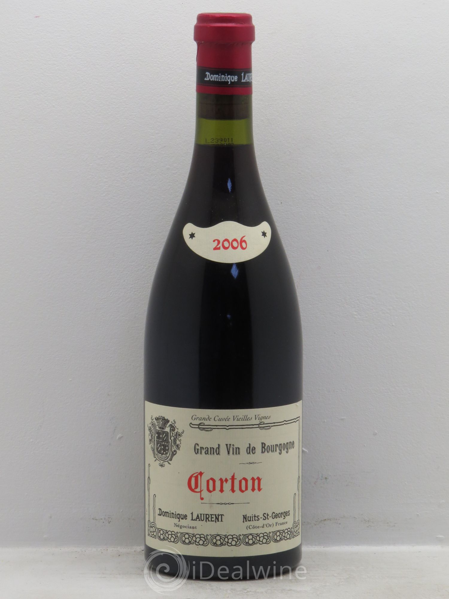 Corton Grand Cru Dominique Laurent Grande Cuvée Vieilles vignes 2006 - Posten von 1 Flasche - 0