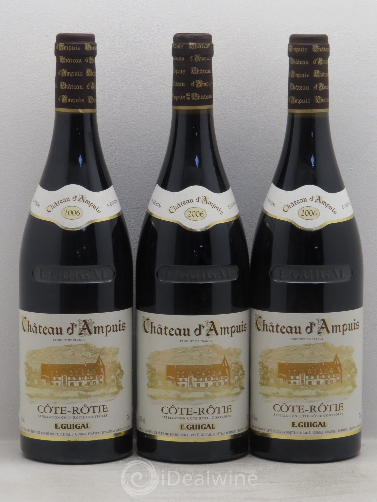 Côte-Rôtie Château d'Ampuis Guigal 2006 - Lot de 3 bouteilles - 0