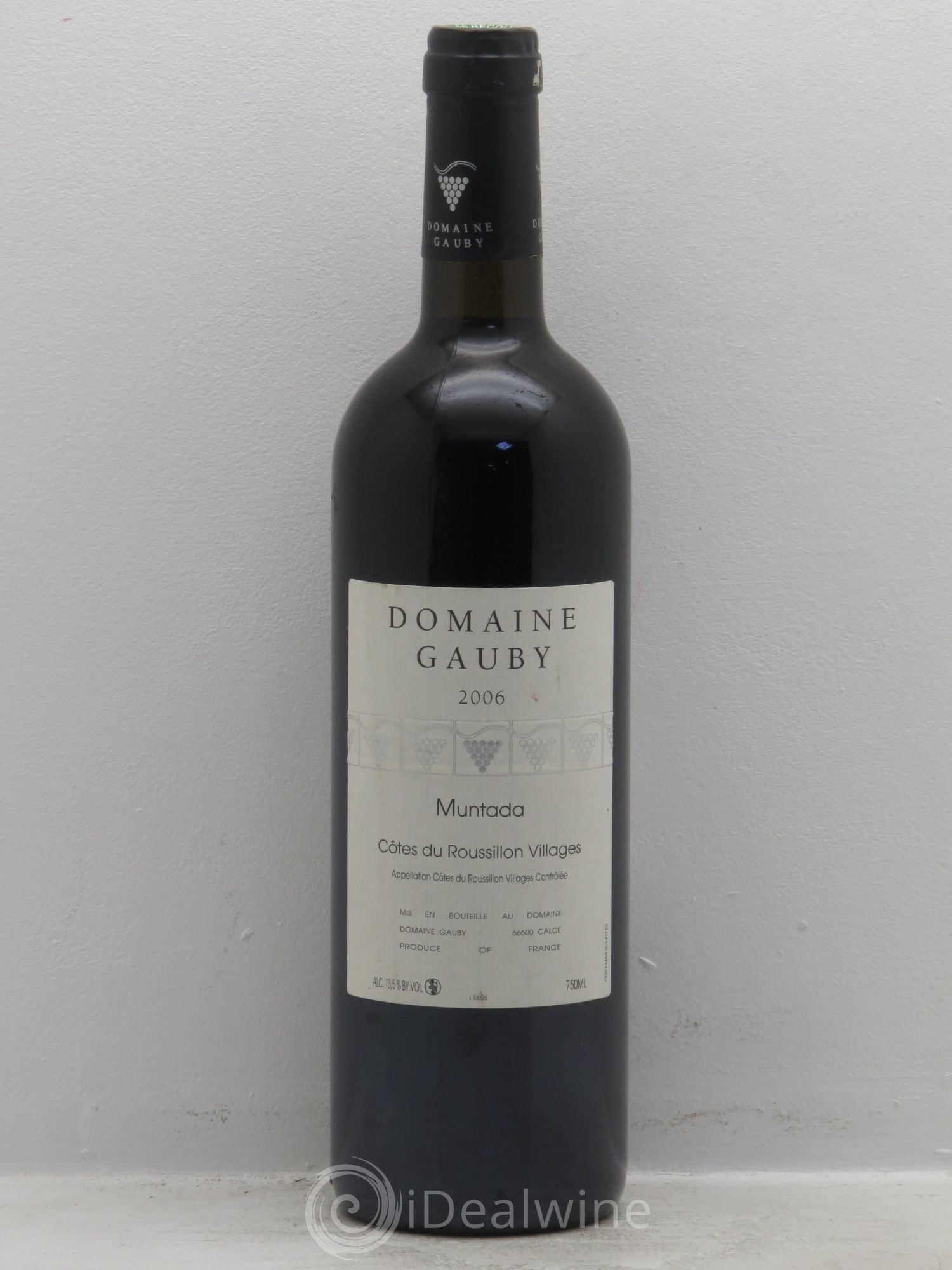 Côtes Catalanes (anciennement Côtes du Roussillon Villages) La Muntada Gauby (Domaine) 2006 - Lot de 1 bouteille - 0