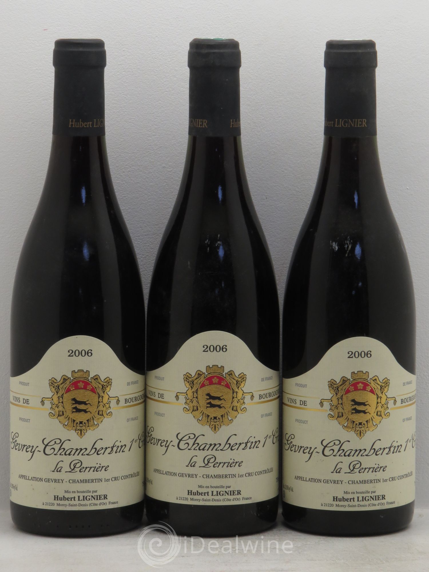 Gevrey-Chambertin 1er Cru 2006 - Lot de 3 bouteilles - 0