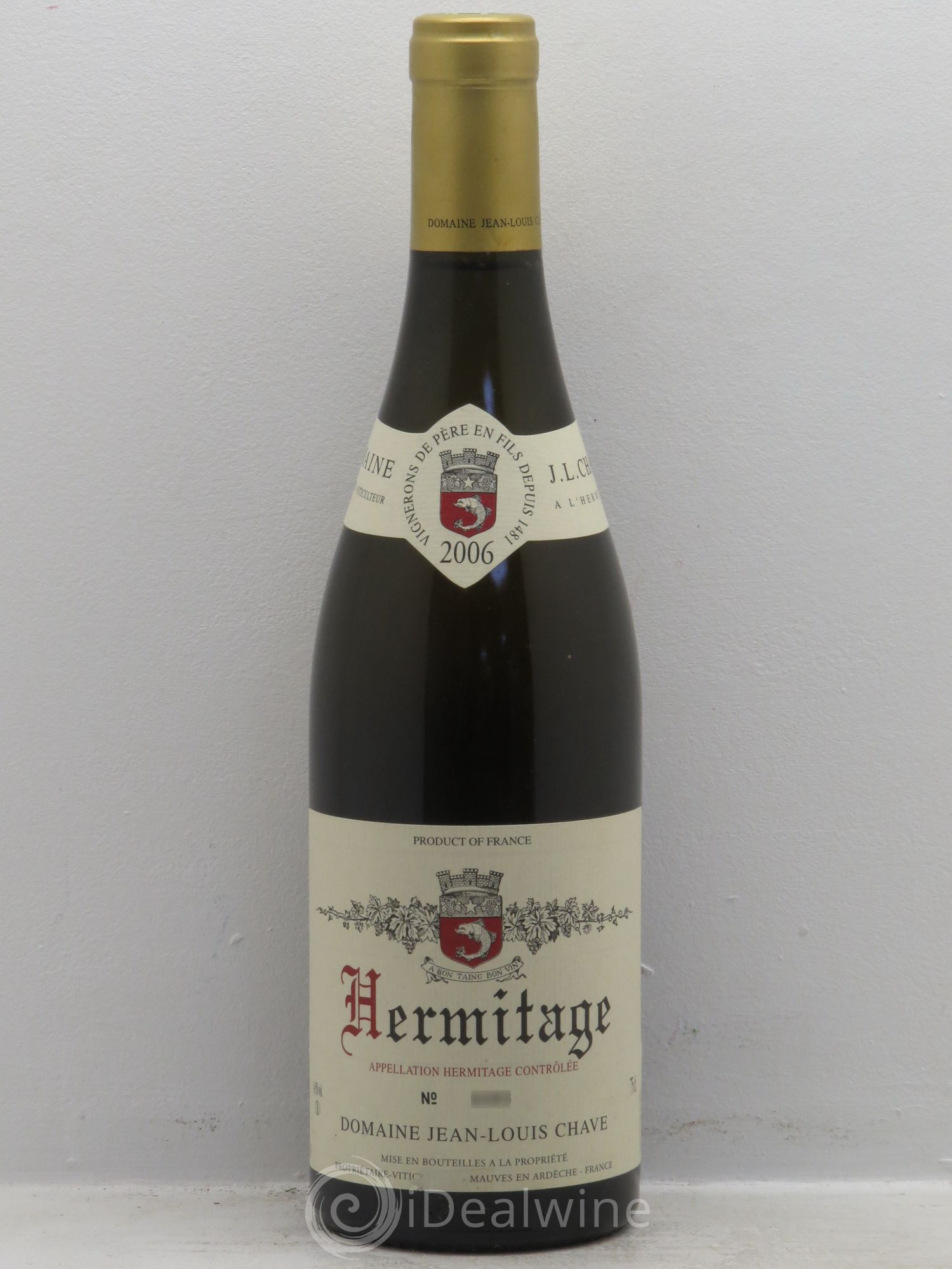 Hermitage Jean-Louis Chave 2006 - Lot de 1 bouteille - 0