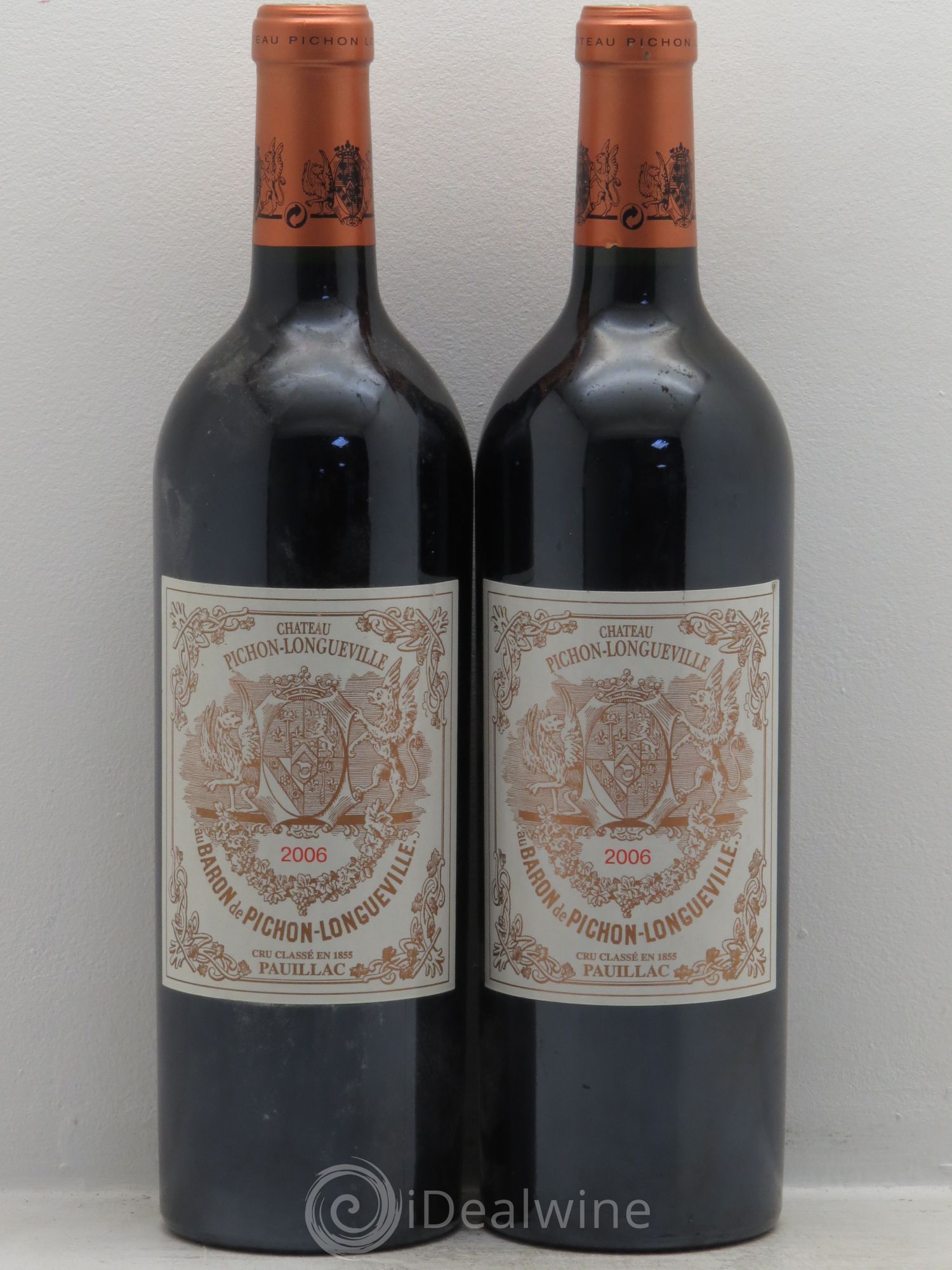 Pichon Longueville Baron 2ème Grand Cru Classé 2006 - Lot de 2 bouteilles - 0