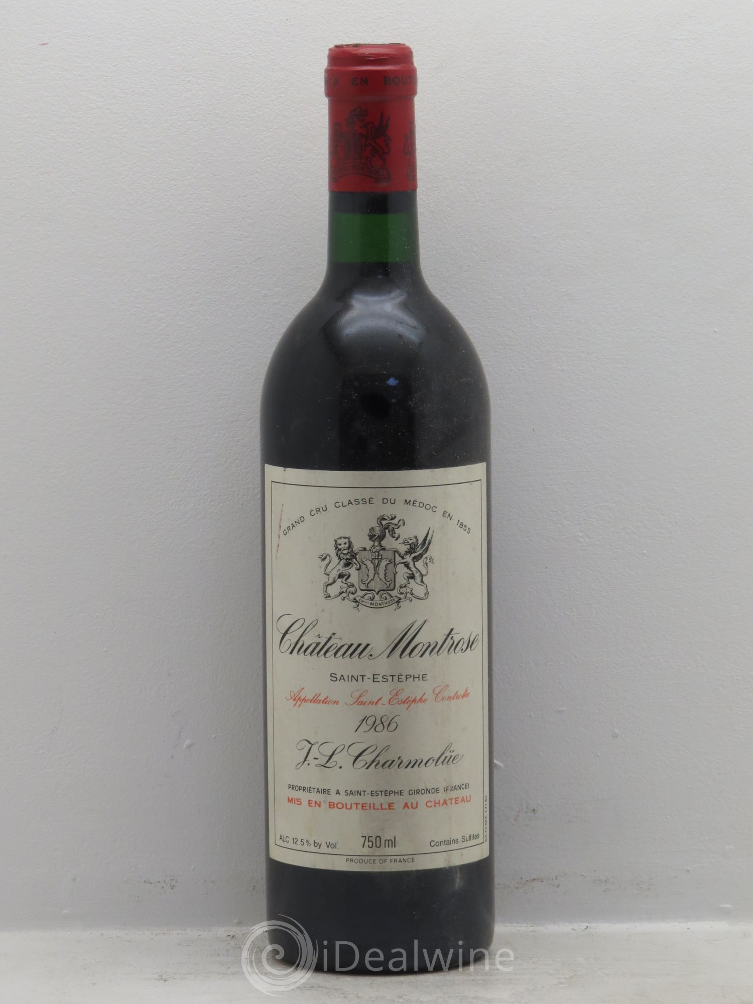 Château Montrose 2ème Grand Cru Classé 1986 - Lot de 6 bouteilles - 0