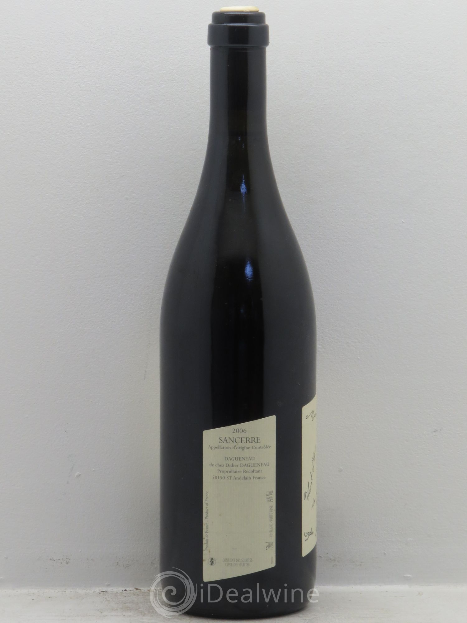 Sancerre Le Mont Damné Chavignol Dagueneau (Domaine Didier - Louis-Benjamin) 2006 - Lot de 1 bouteille - 1