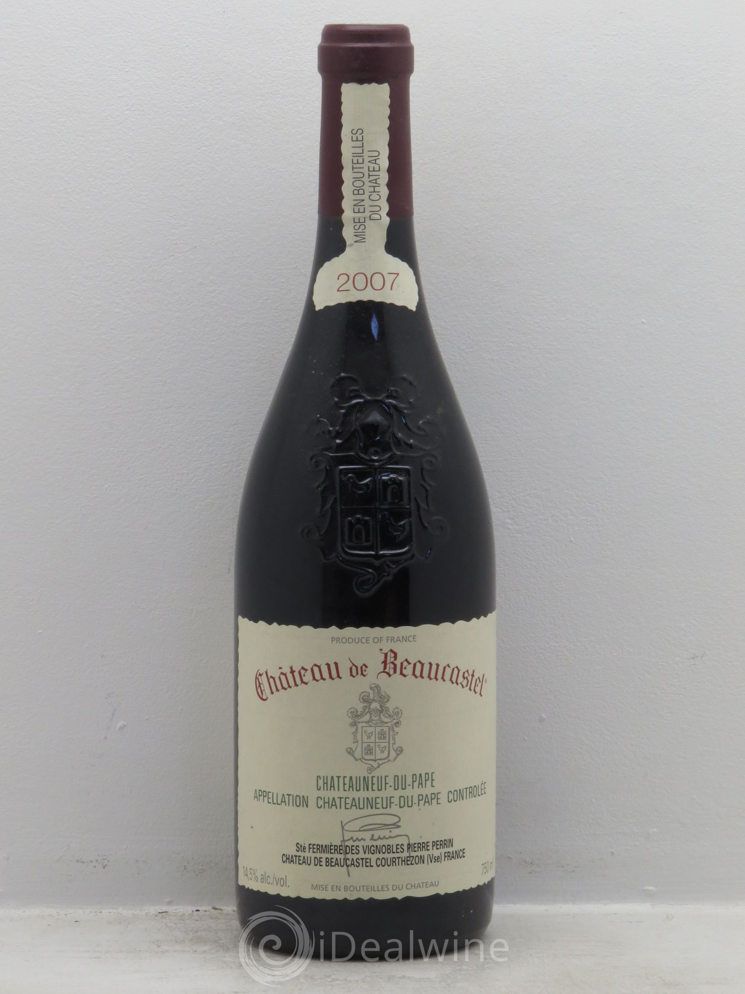 Châteauneuf-du-Pape Château de Beaucastel Famille Perrin 2007 - Lot de 1 bouteille - 0