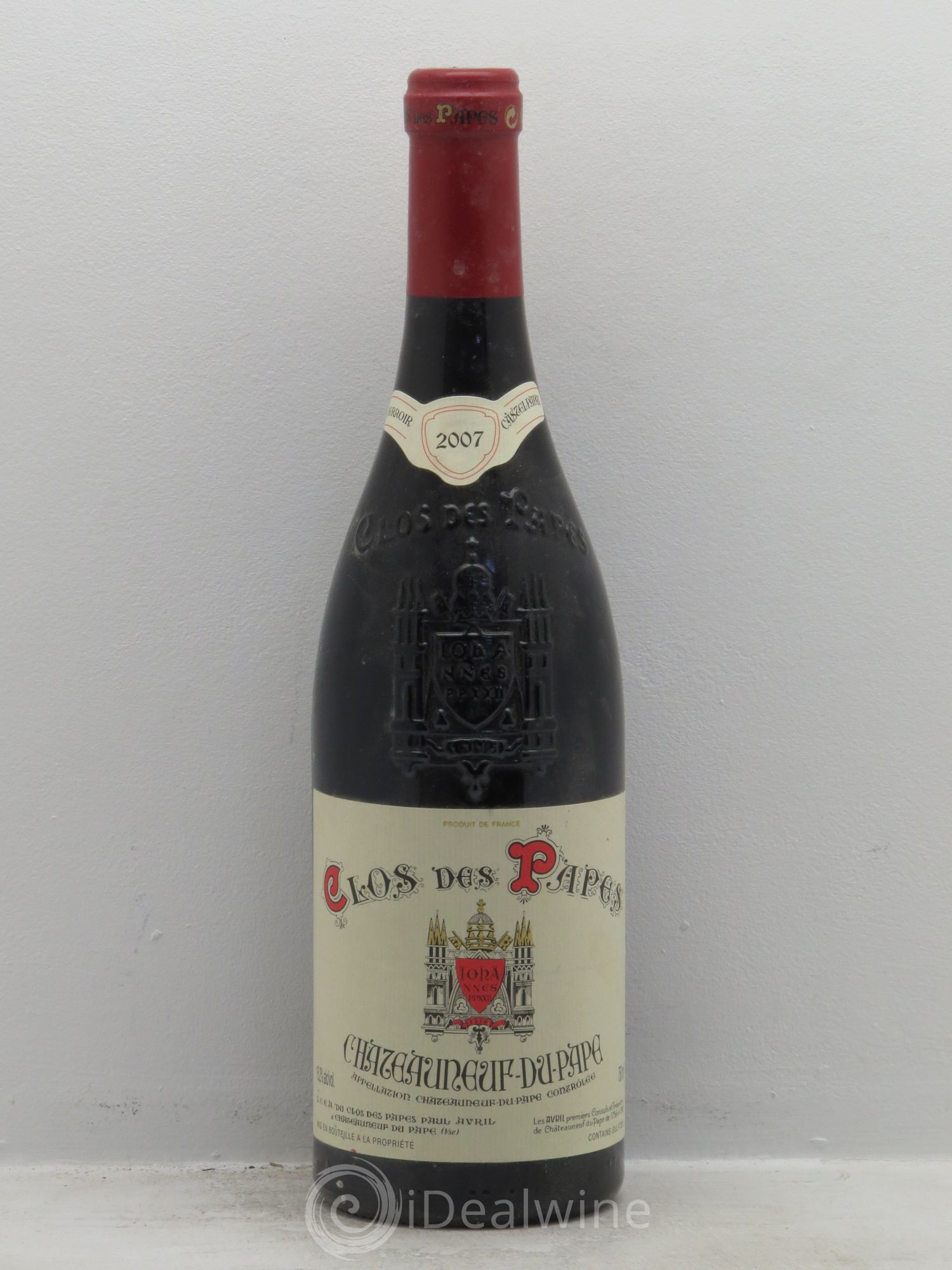 Châteauneuf-du-Pape Clos des Papes - Paul Avril 2007 - Lot de 1 bouteille - 0