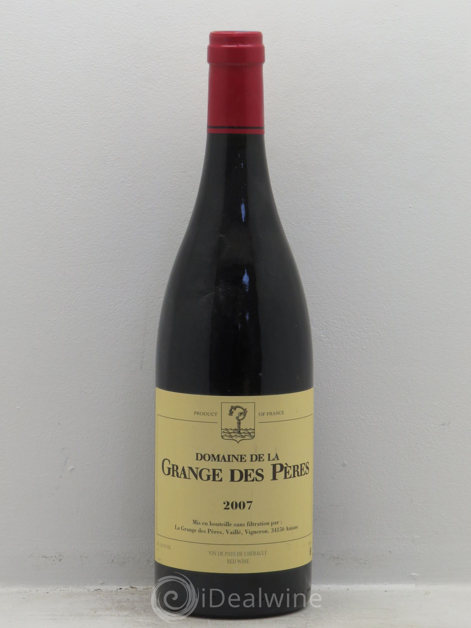 Pays d'Hérault Grange des Pères Laurent Vaillé 2007 - Lot de 1 bouteille - 0