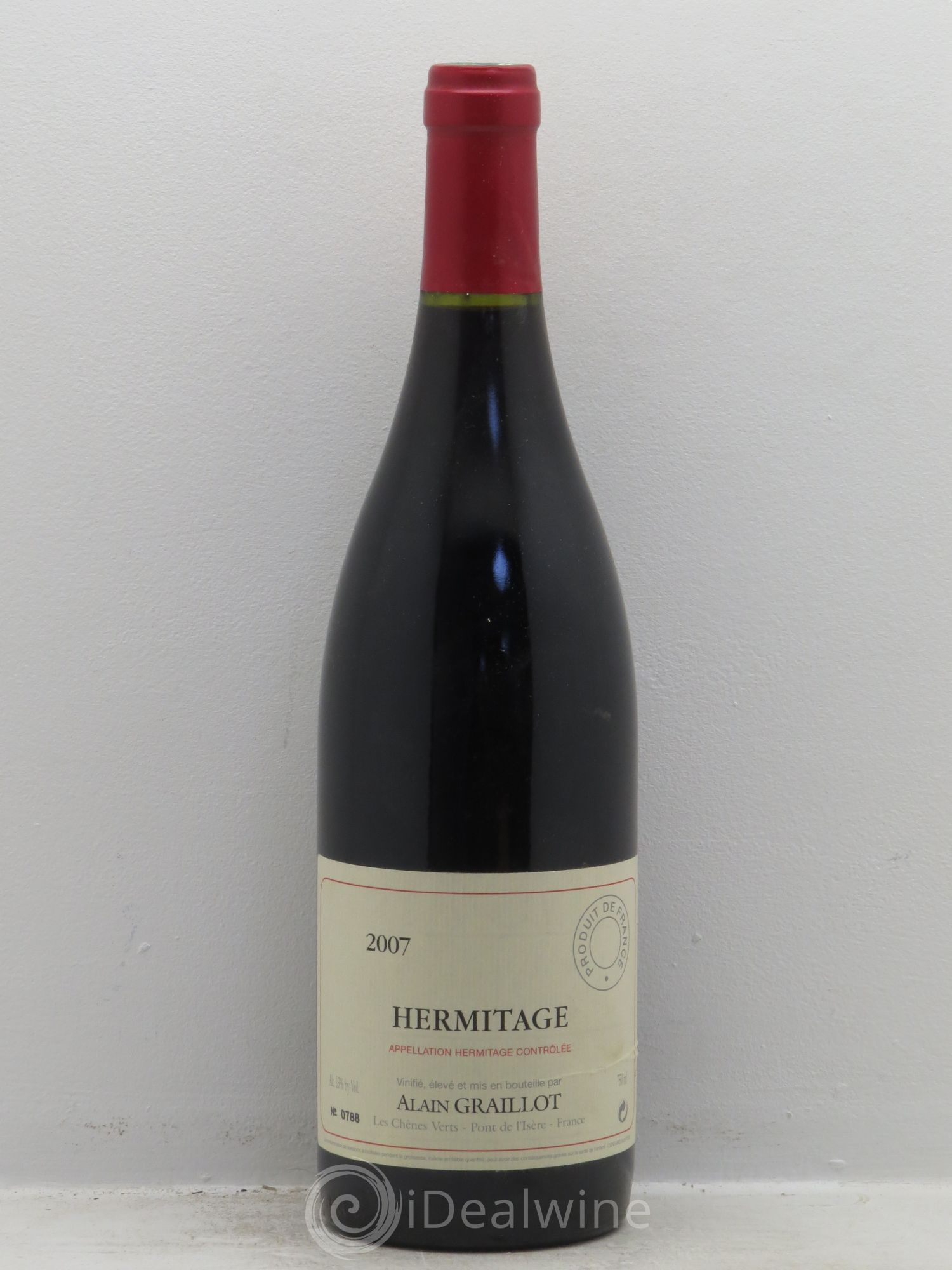 Hermitage 2007 - Lot de 1 bouteille - 0