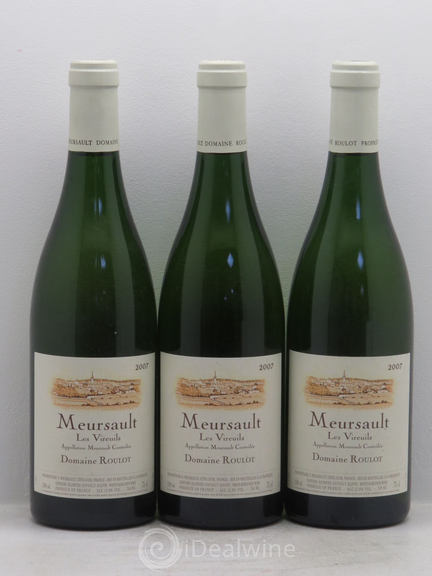 Meursault Les Vireuils Roulot (Domaine) 2007 - Lot de 3 bouteilles - 0