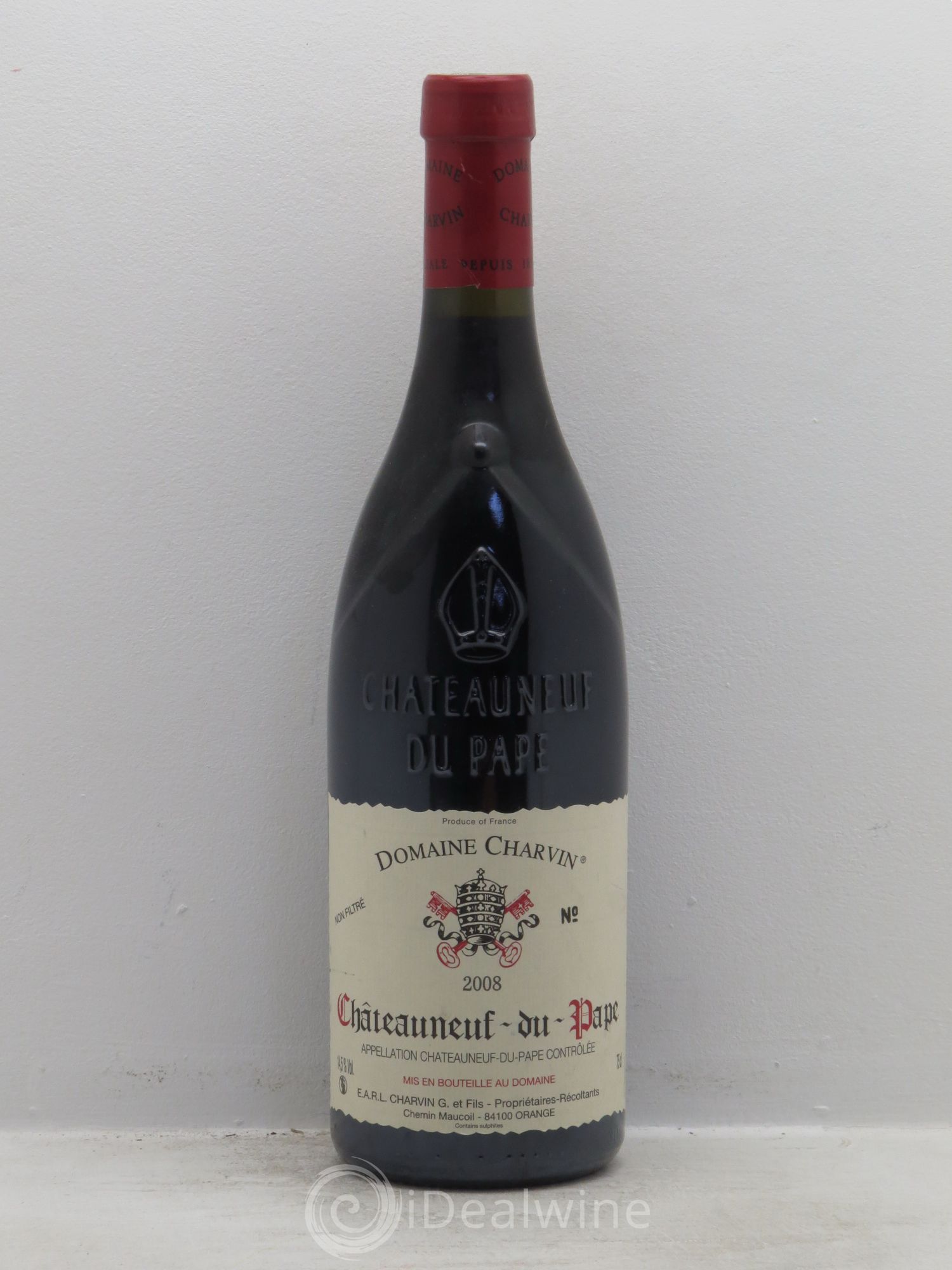Châteauneuf-du-Pape Charvin (Domaine) 2008 - Lot de 1 bouteille - 0