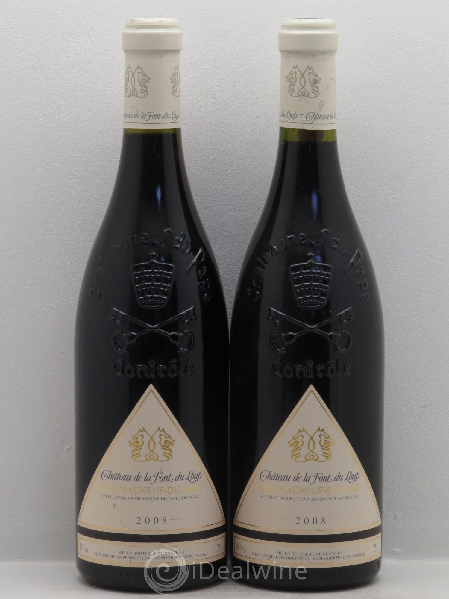 Châteauneuf-du-Pape 2008 - Lot de 2 bouteilles - 0