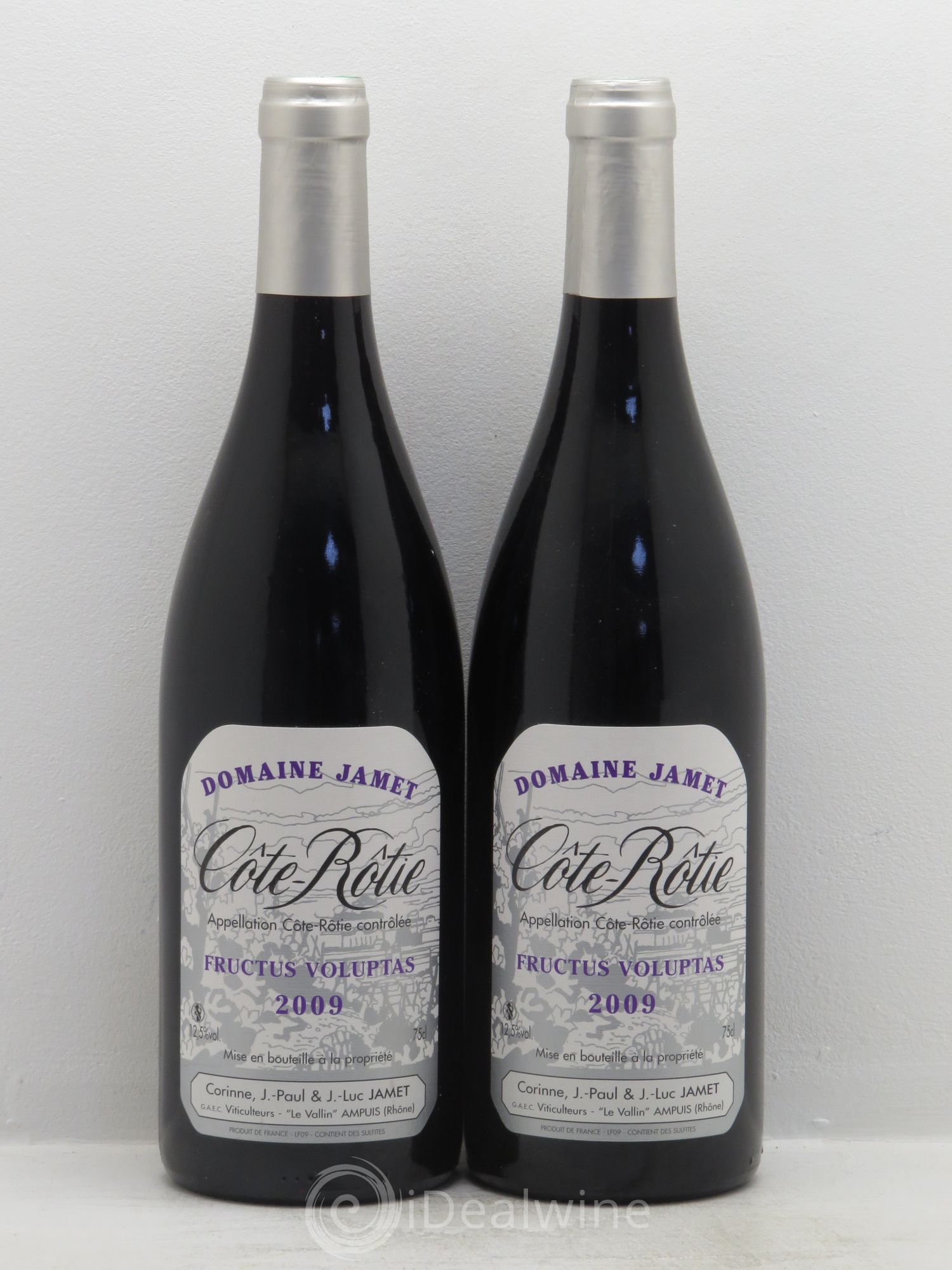Côte-Rôtie Jamet (Domaine) Fructus Voluptes 2009 - Lot de 3 bouteilles - 0