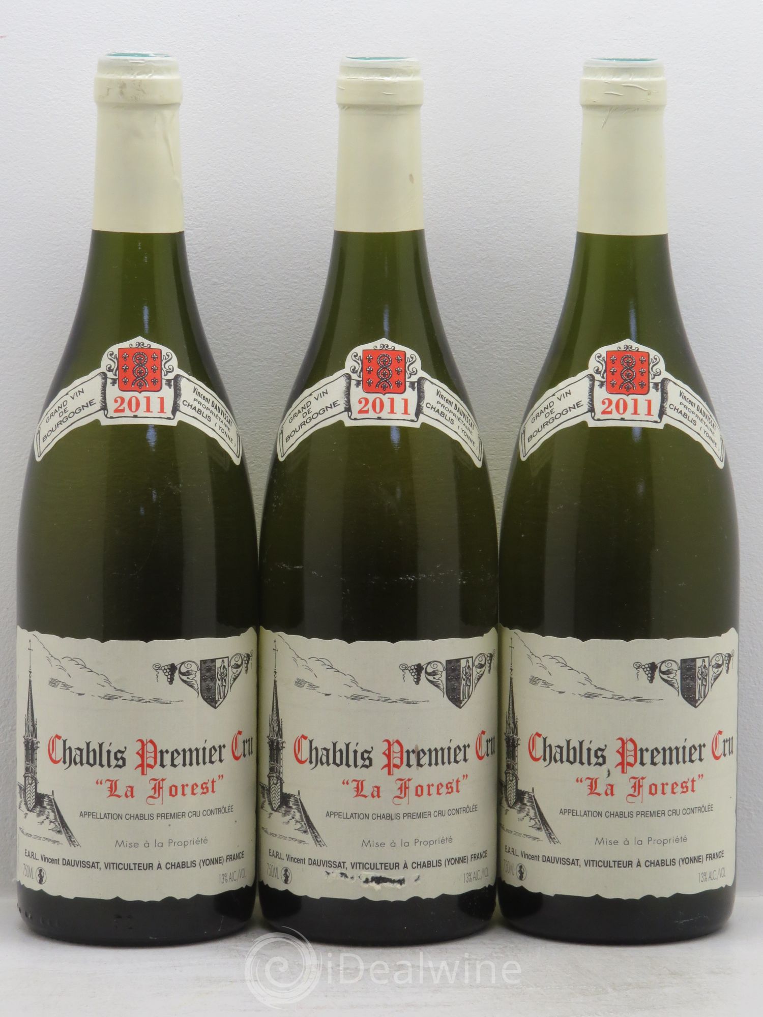 Chablis 1er Cru La Forest Vincent Dauvissat (Domaine) 2011 - Lot de 3 bouteilles - 0