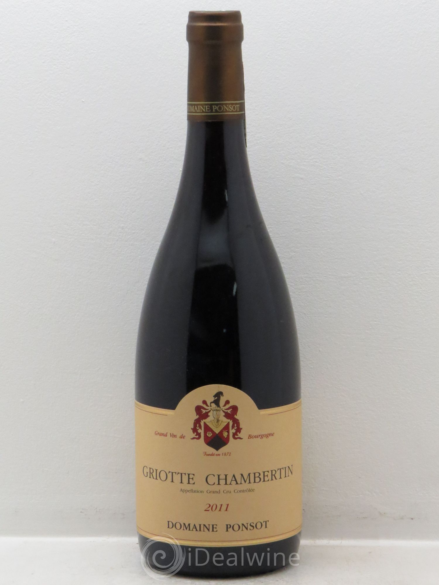 Griotte-Chambertin Grand Cru Ponsot (Domaine) 2011 - Lot de 1 bouteille - 0