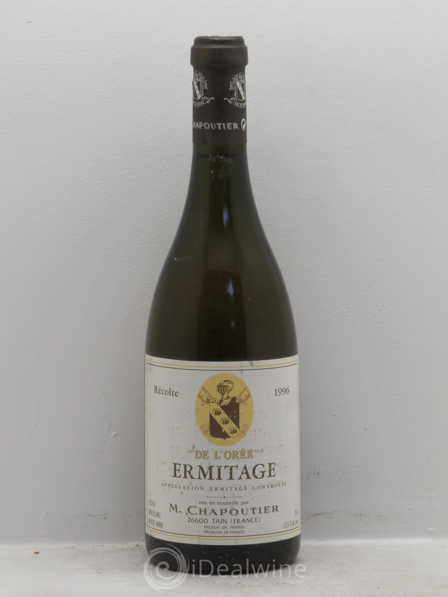 Hermitage Ermitage de l'Orée Chapoutier 1996 - Lot de 1 bouteille - 0