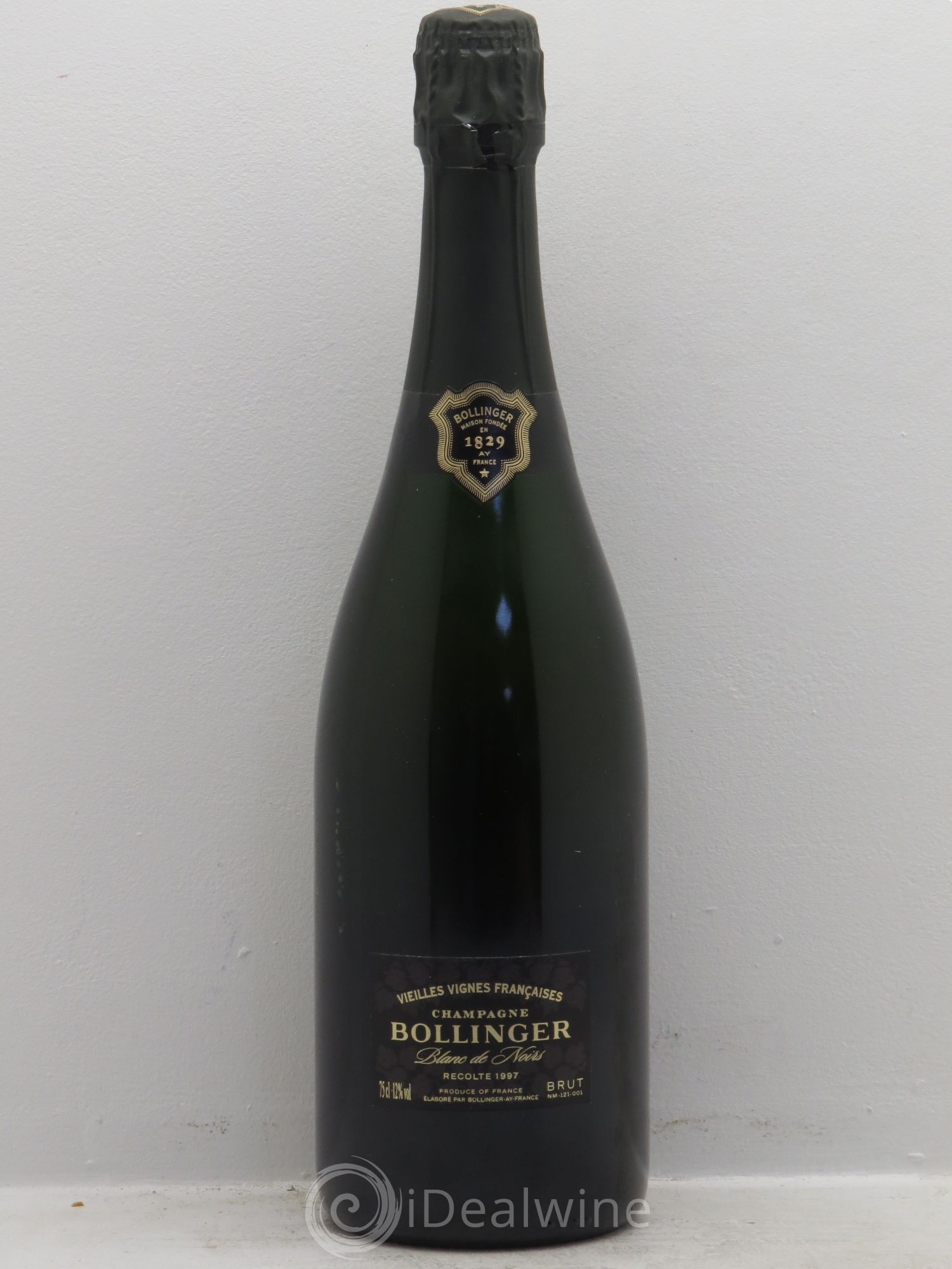 Brut Vieilles Vignes Françaises Bollinger 1997 - Lot de 1 bouteille - 0