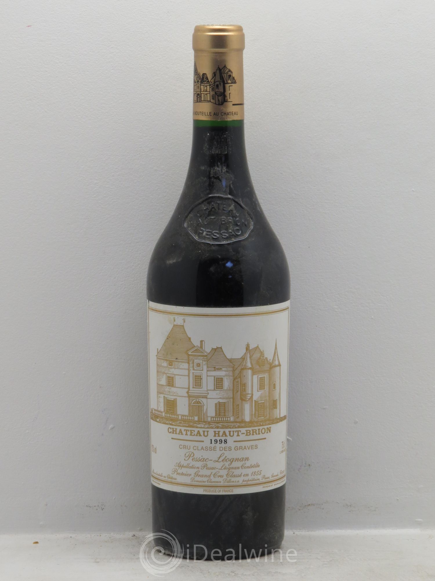 Château Haut Brion 1er Grand Cru Classé 1998 - Lot de 1 bouteille - 0
