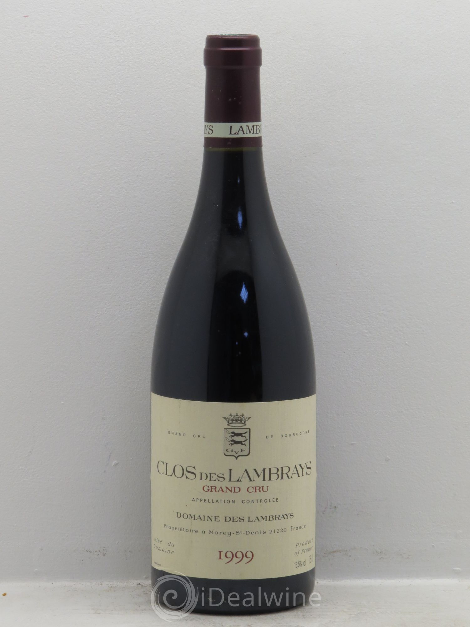 Clos des Lambrays Grand Cru Domaine des Lambrays 1999 - Lot de 1 bouteille - 0