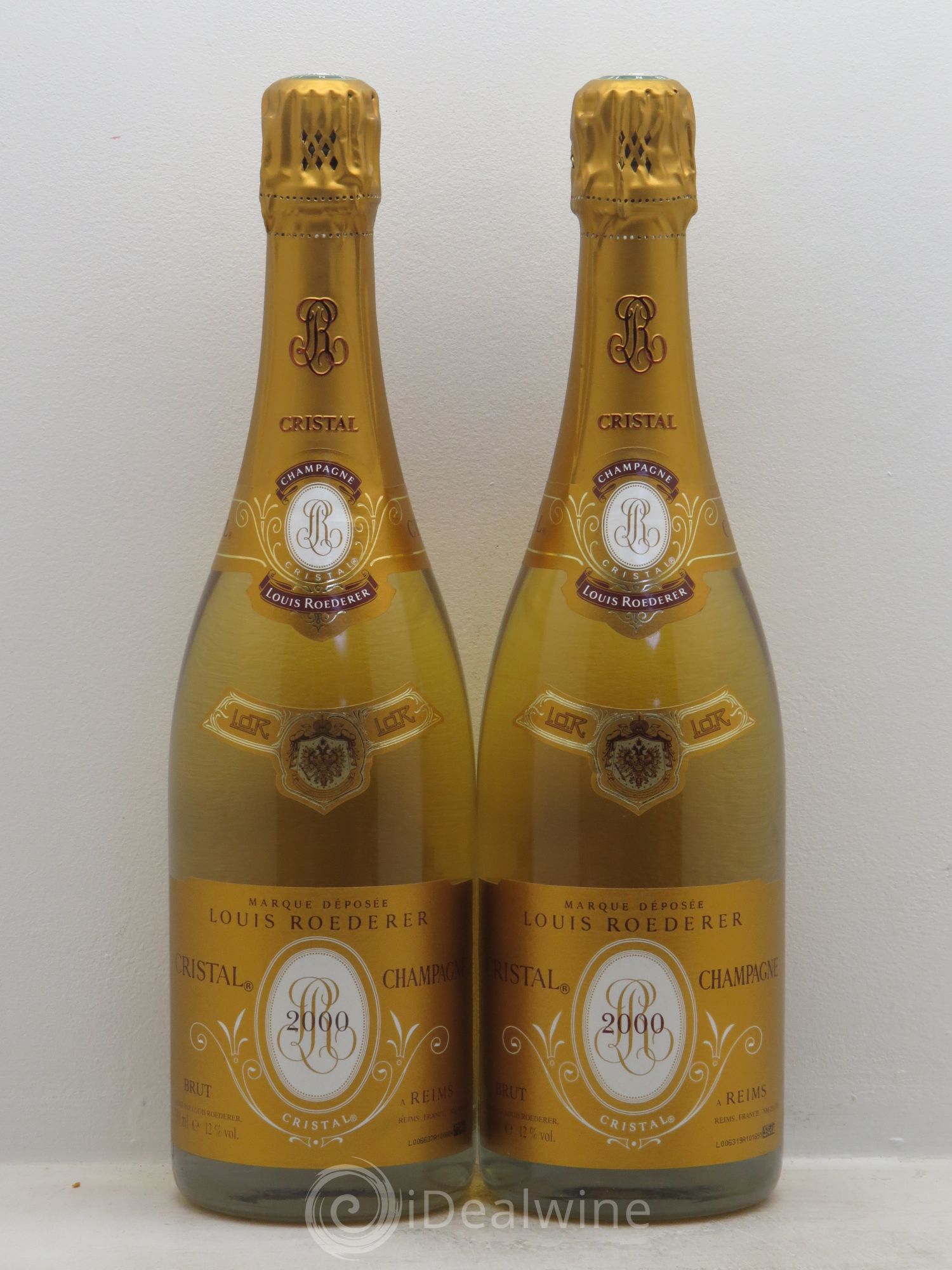 Cristal Louis Roederer 2000 - Lot de 2 bouteilles - 0