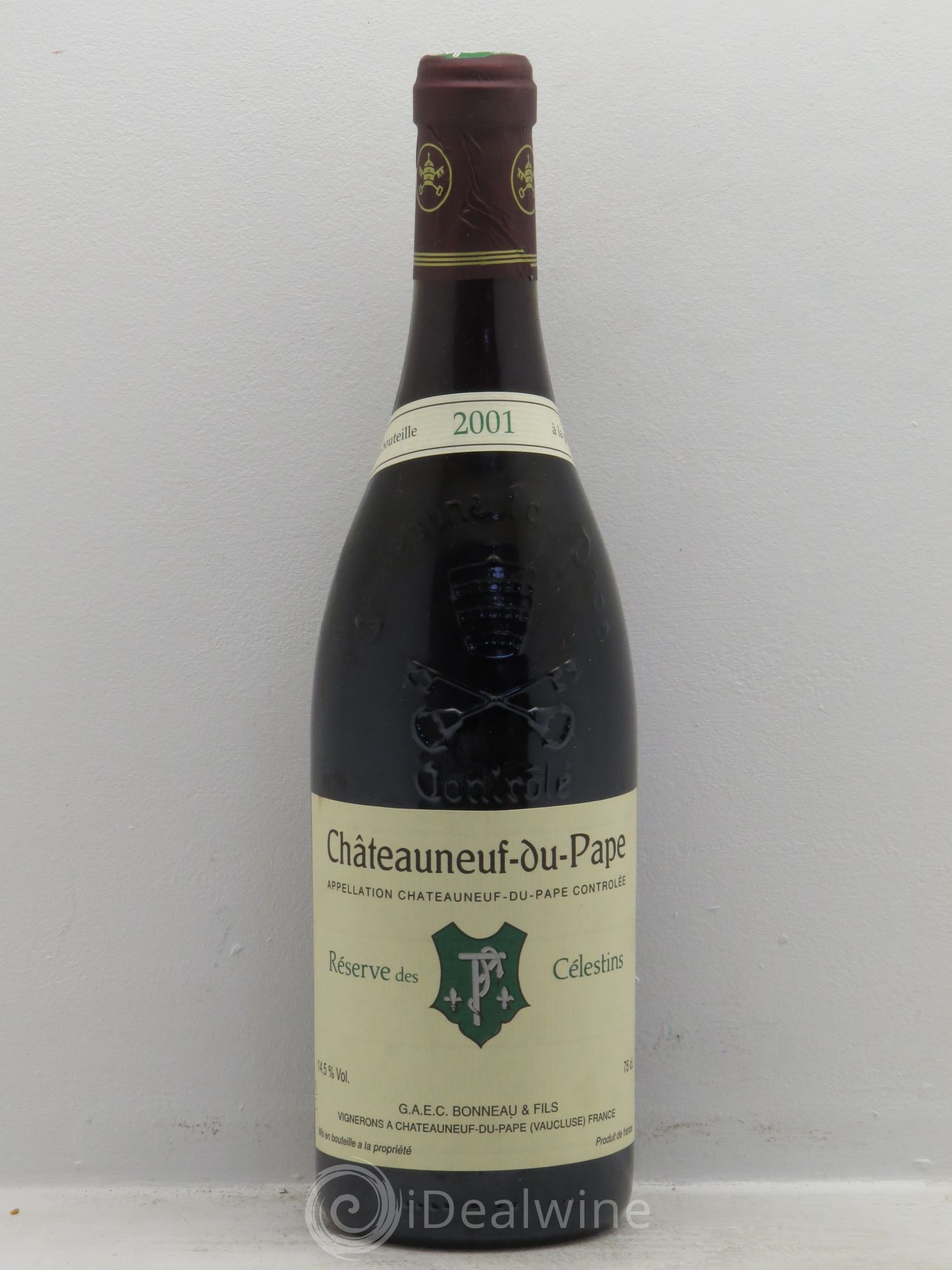 Châteauneuf-du-Pape Réserve des Célestins Henri Bonneau & Fils 2001 - Lot de 1 bouteille - 0