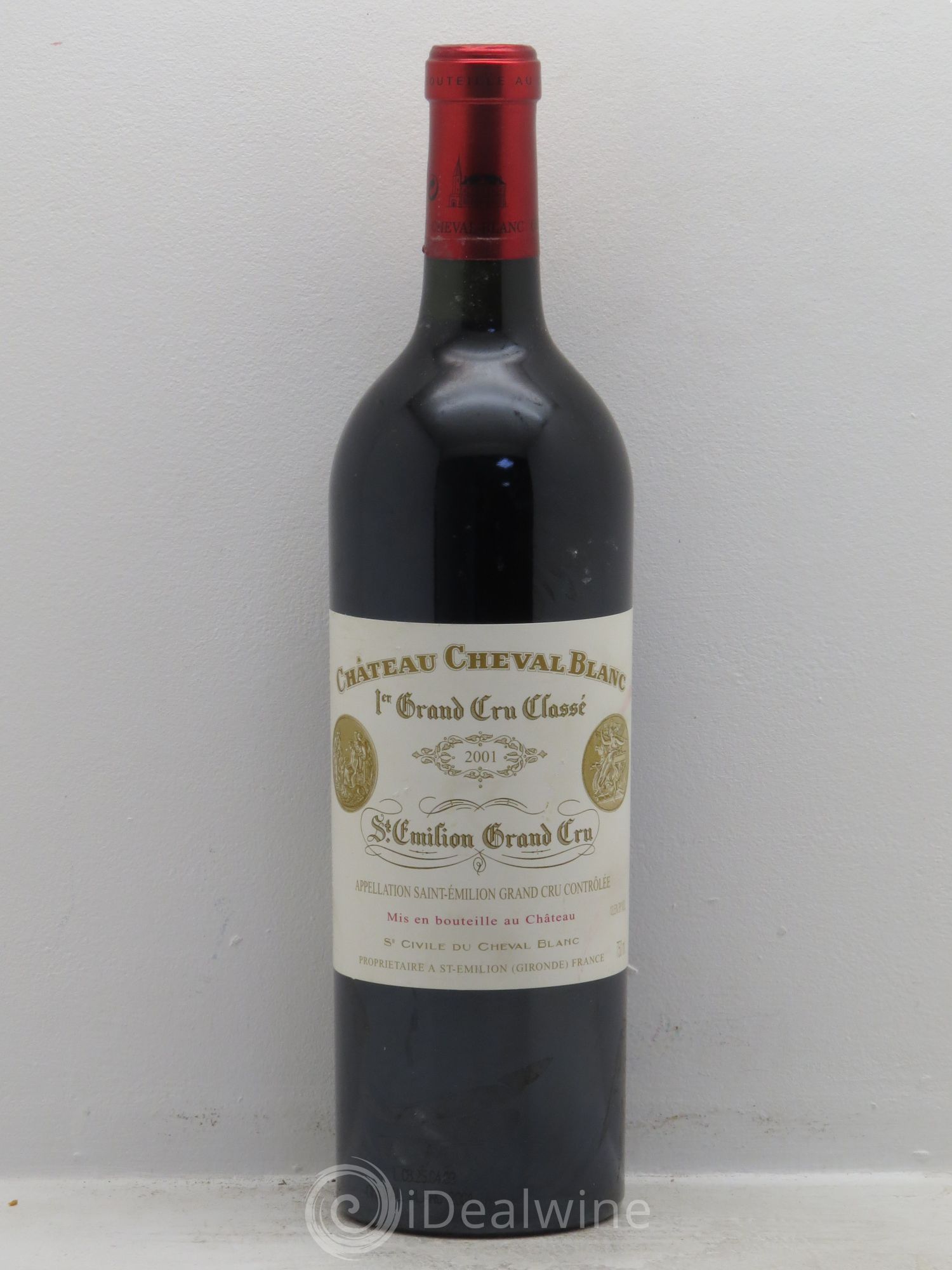 Château Cheval Blanc 1er Grand Cru Classé A 2001 - Lot de 1 bouteille - 0