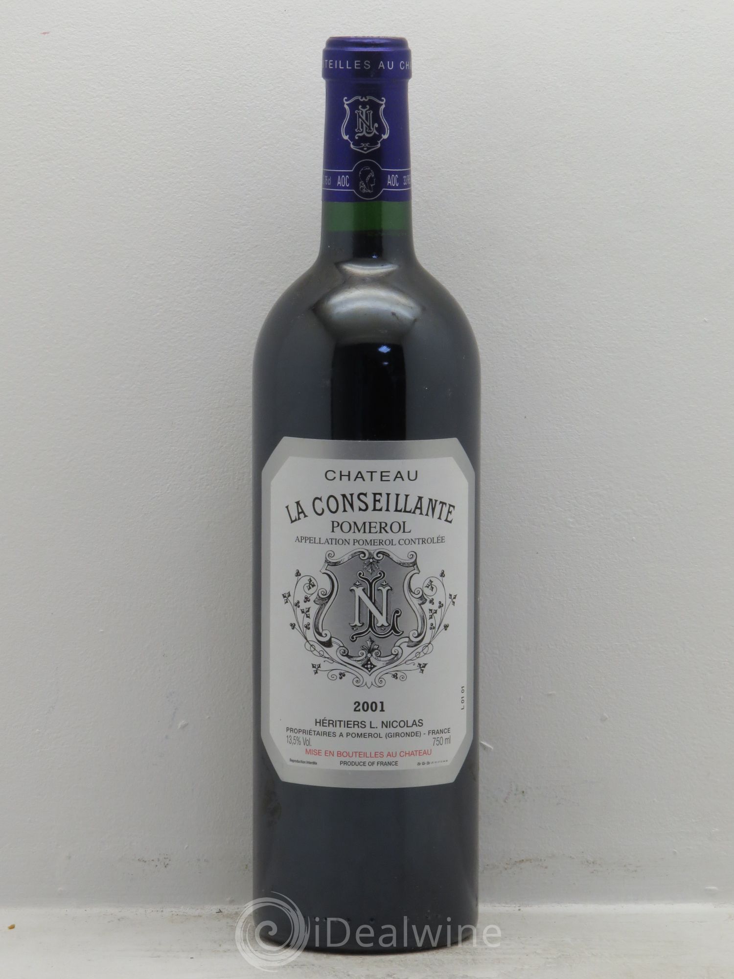 Château la Conseillante 2001 - Lot de 1 bouteille - 0