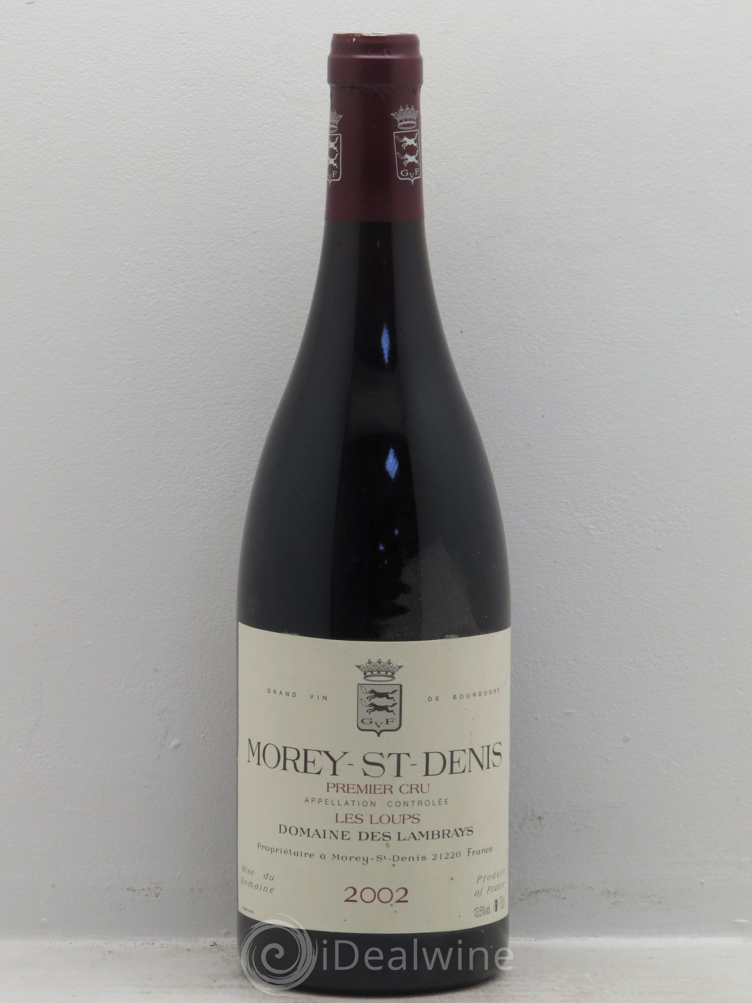 Morey-Saint-Denis 1er Cru Les Loups Domaine des Lambrays 2002 - Lot de 1 bouteille - 0