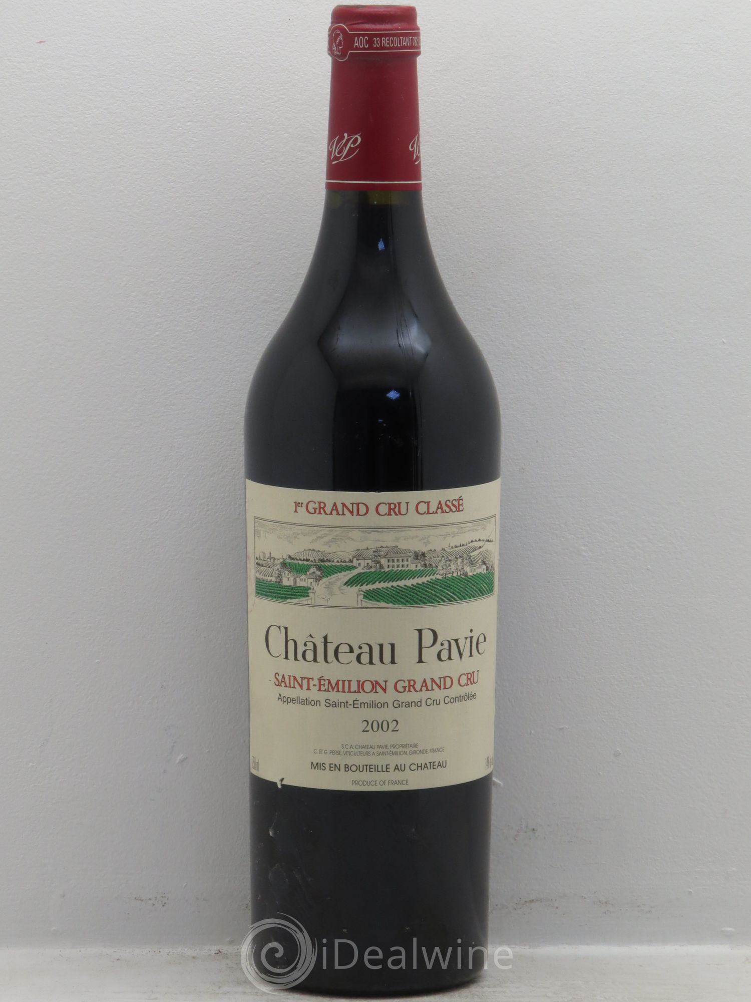 Château Pavie 1er Grand Cru Classé A 2002 - Lot de 1 bouteille - 0