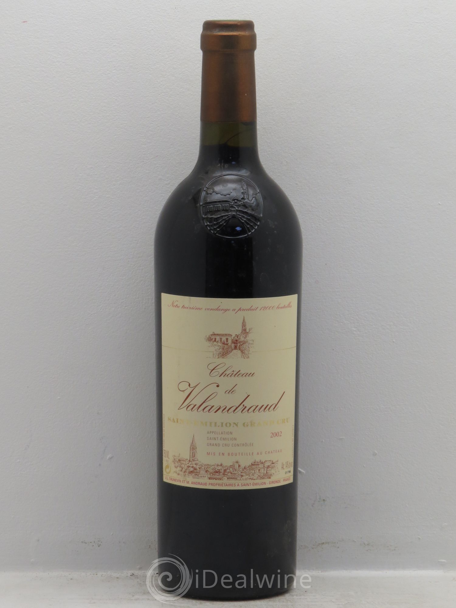 Château de Valandraud 2002 - Lot de 1 bouteille - 0