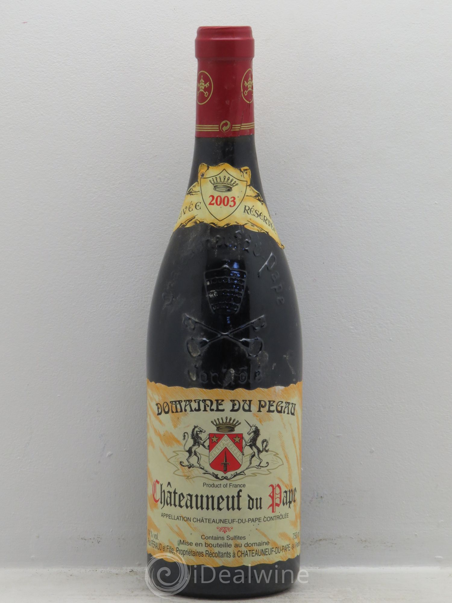 Châteauneuf-du-Pape Domaine du Pégau Cuvée Réservée Paul et Laurence Féraud 2003 - Lot de 1 bouteille - 0