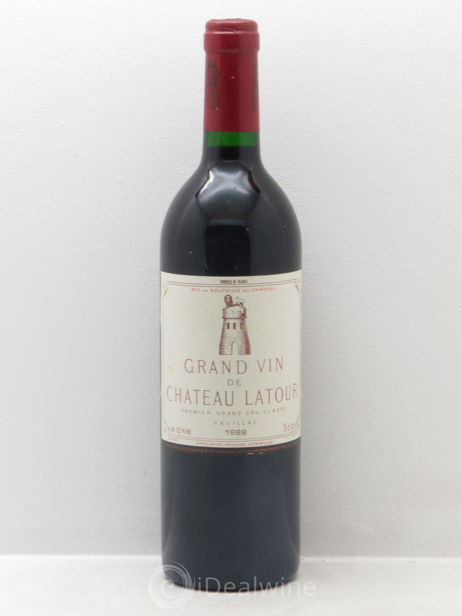 Château Latour 1er Grand Cru Classé 1988 - Lot de 1 bouteille - 0