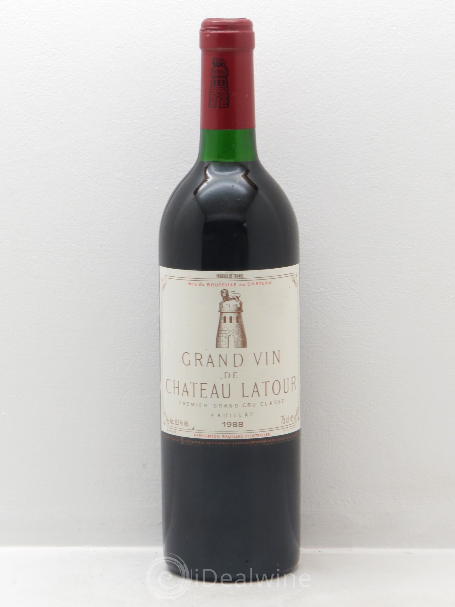 Château Latour 1er Grand Cru Classé 1988 - Lot de 1 bouteille - 0