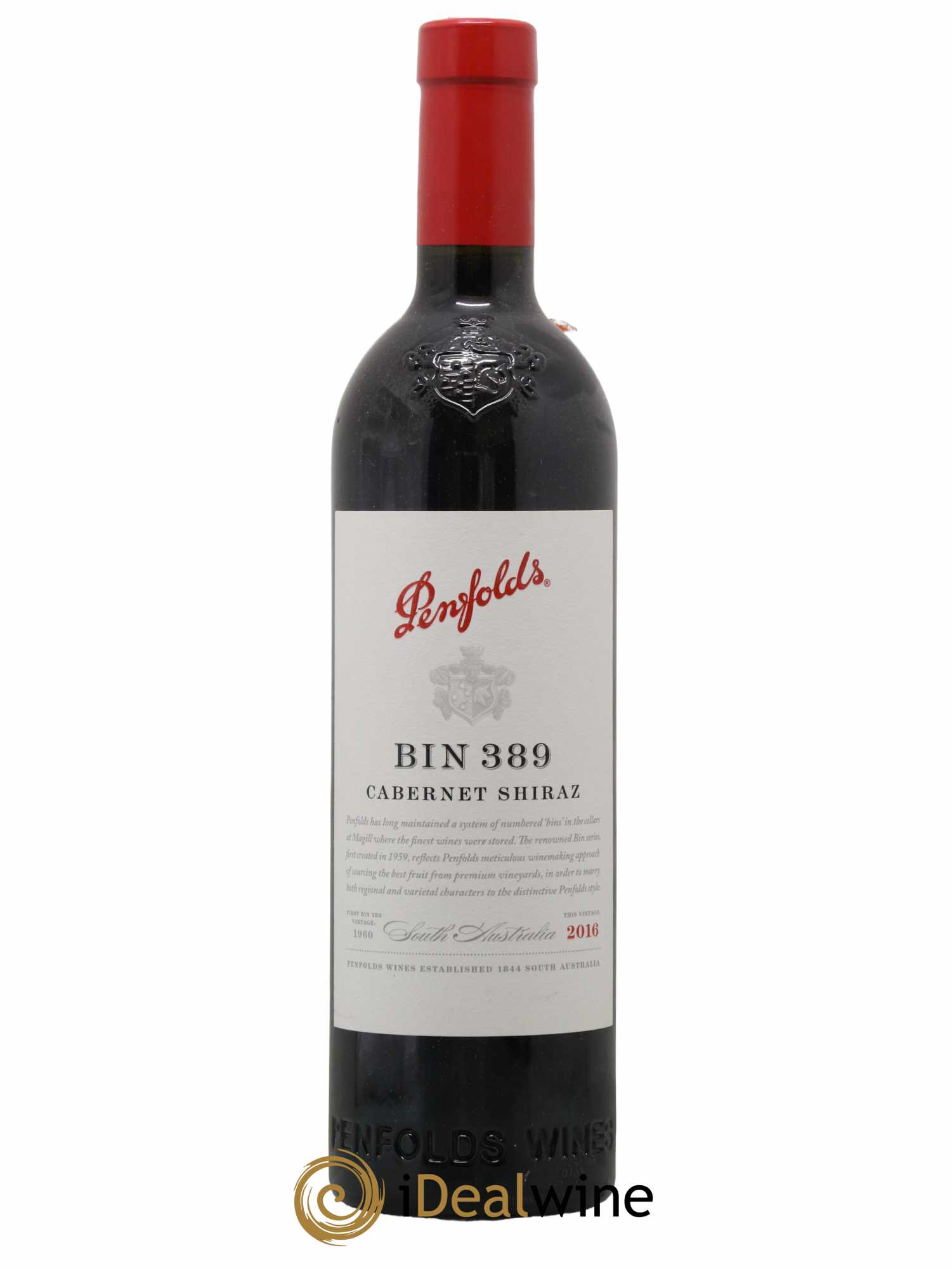 South Australia Penfolds Wines Bin 389 Cabernet Shiraz 2016 - Lot de 1 bouteille - 0
