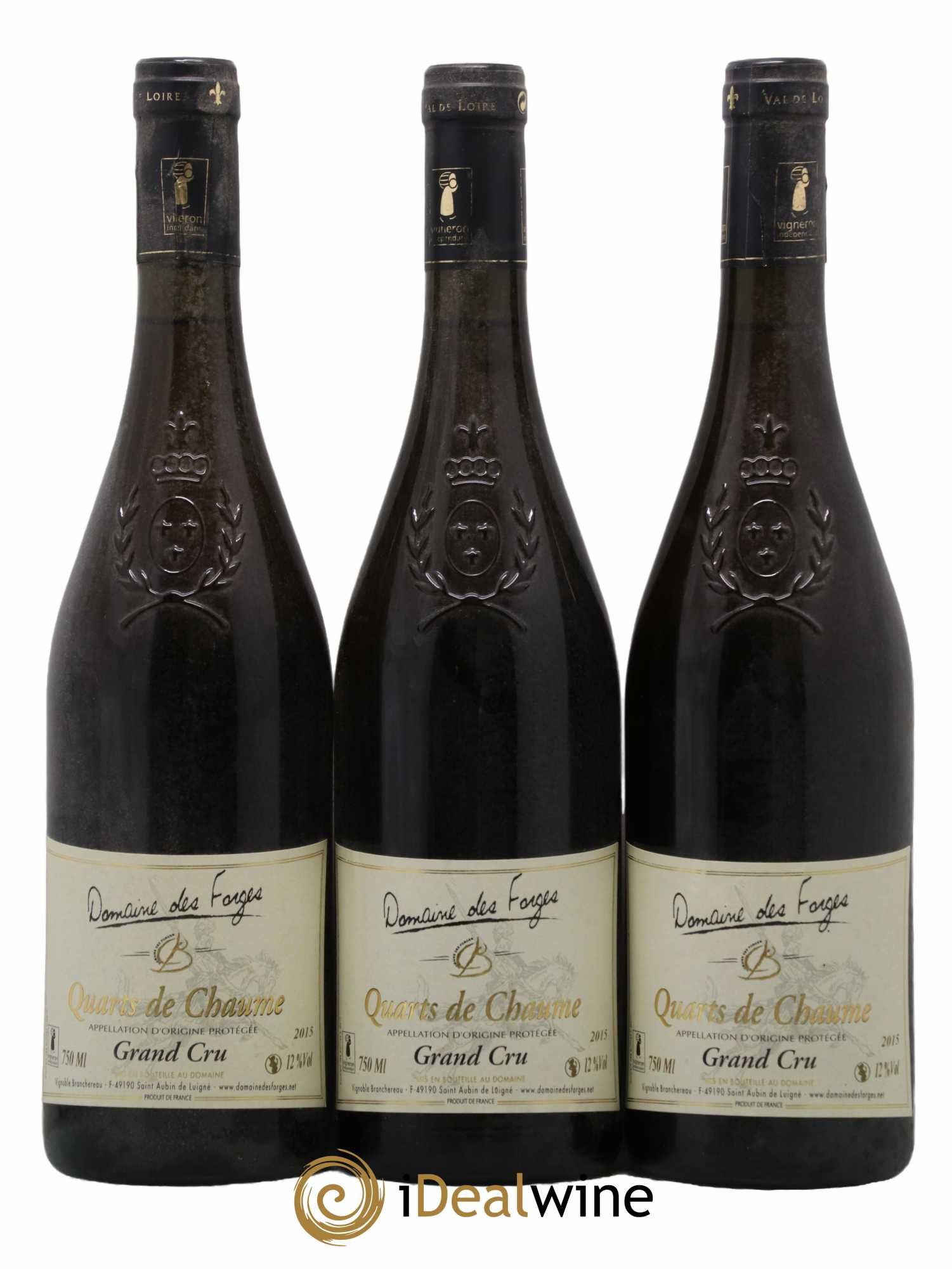 Quarts de Chaume Domaine des Forges 2015 - Lotto di 3 bottiglie - 0