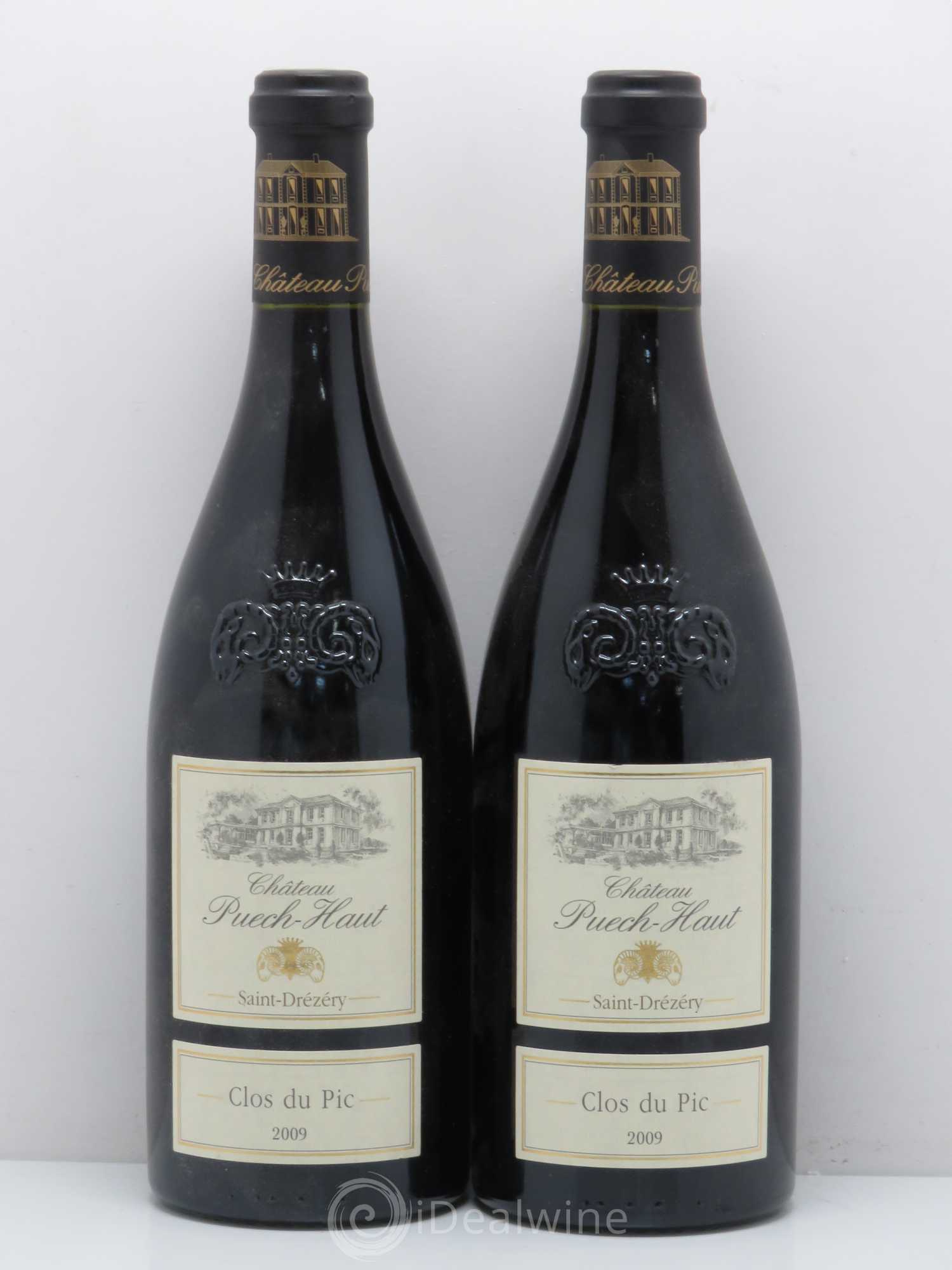 Coteaux du Languedoc Château Puech Haut Clos du Pic (sans prix de réserve) 2009 - Posten von 5 Flaschen - 2