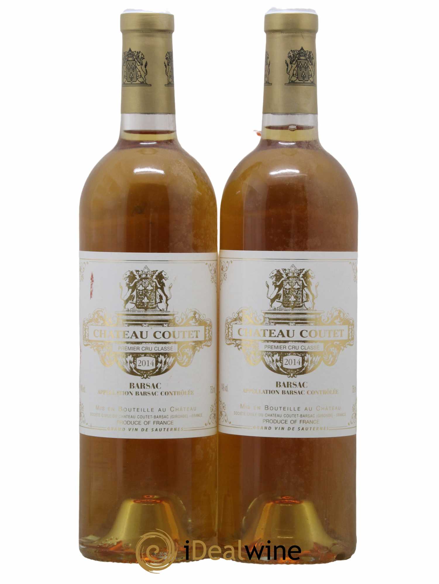 Château Coutet 1er Grand Cru Classé 2014 - Lotto di 2 bottiglie - 0