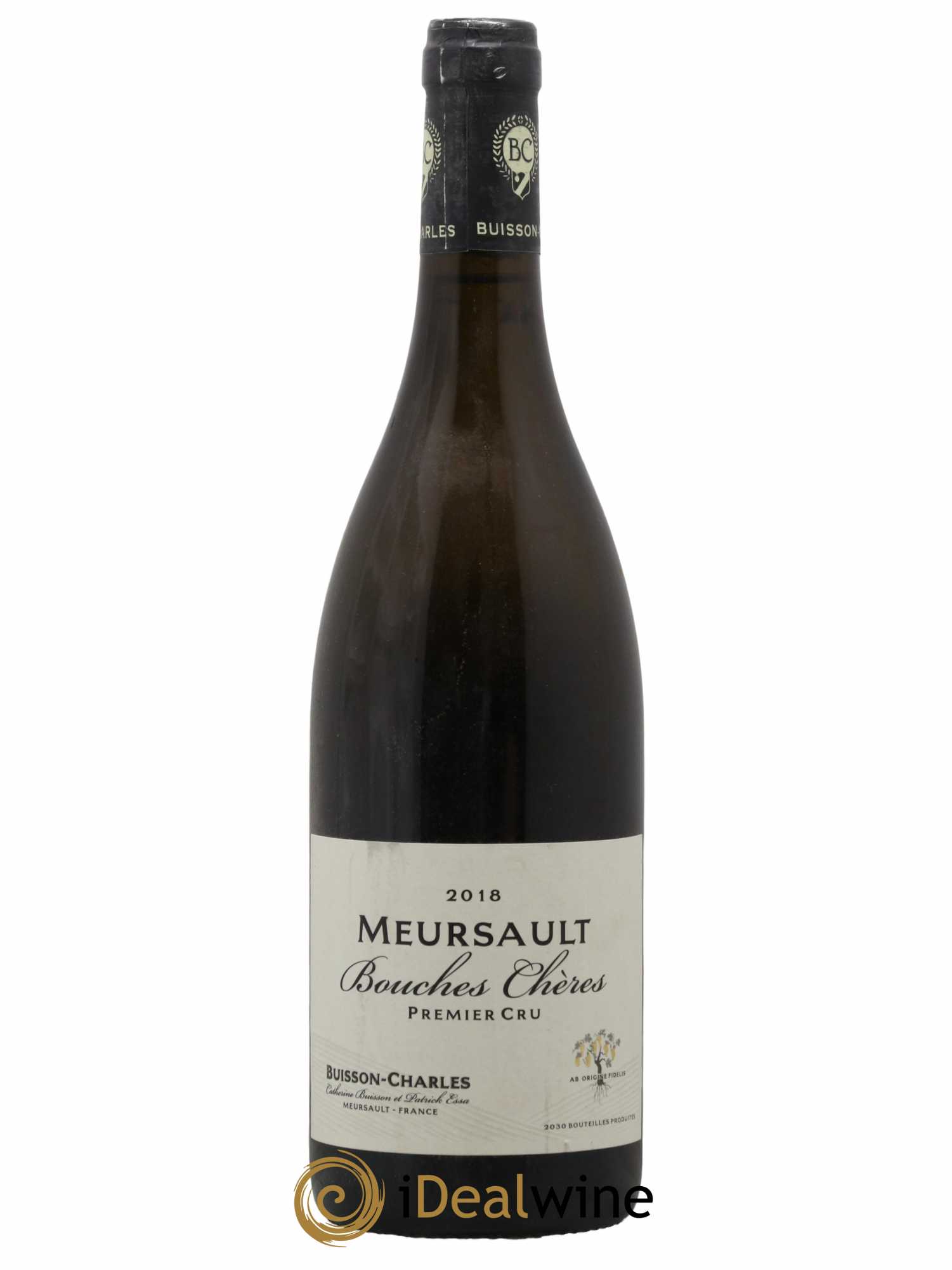 Meursault 1er Cru Bouches Chères Buisson-Charles (Domaine) 2018 - Lot de 1 bouteille - 0