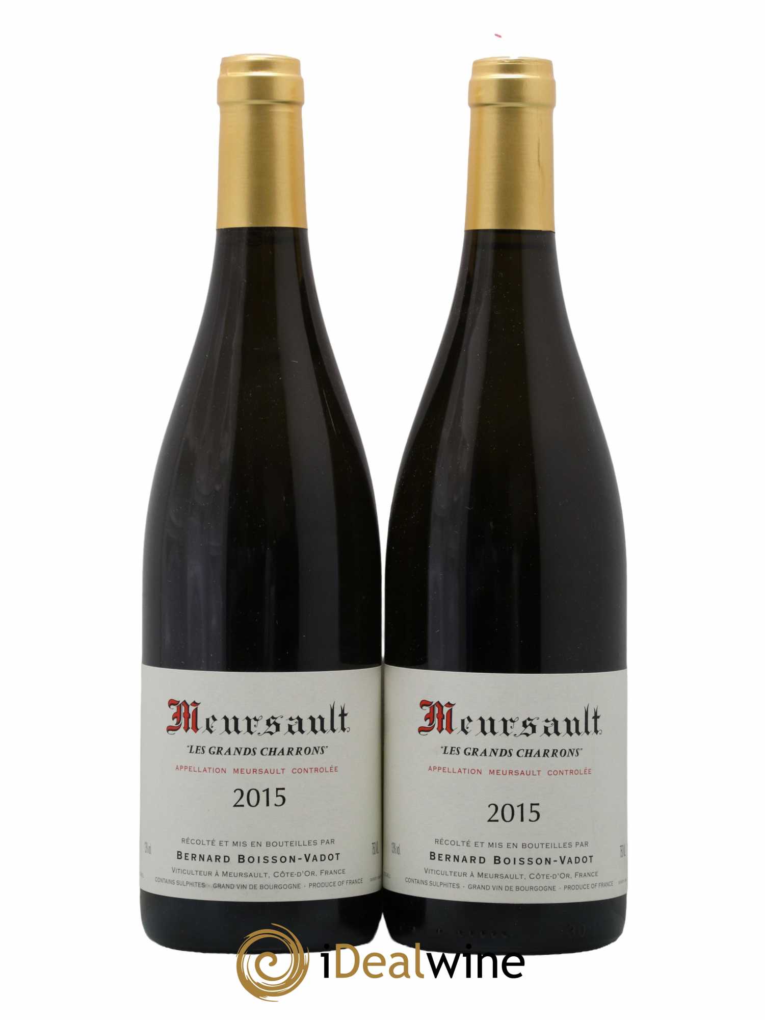 Meursault Les Grands Charrons Boisson-Vadot (Domaine) 2015 - Lot de 2 bouteilles - 0