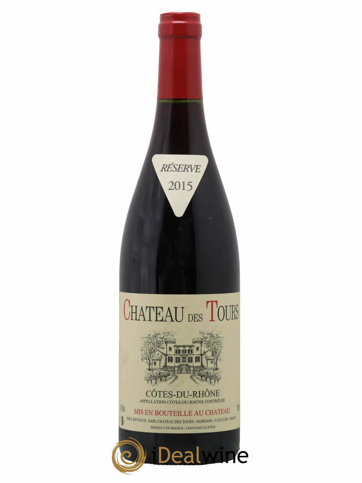 Côtes-du-Rhône Château des Tours Emmanuel Reynaud 2015 - Lot de 1 bouteille - 0