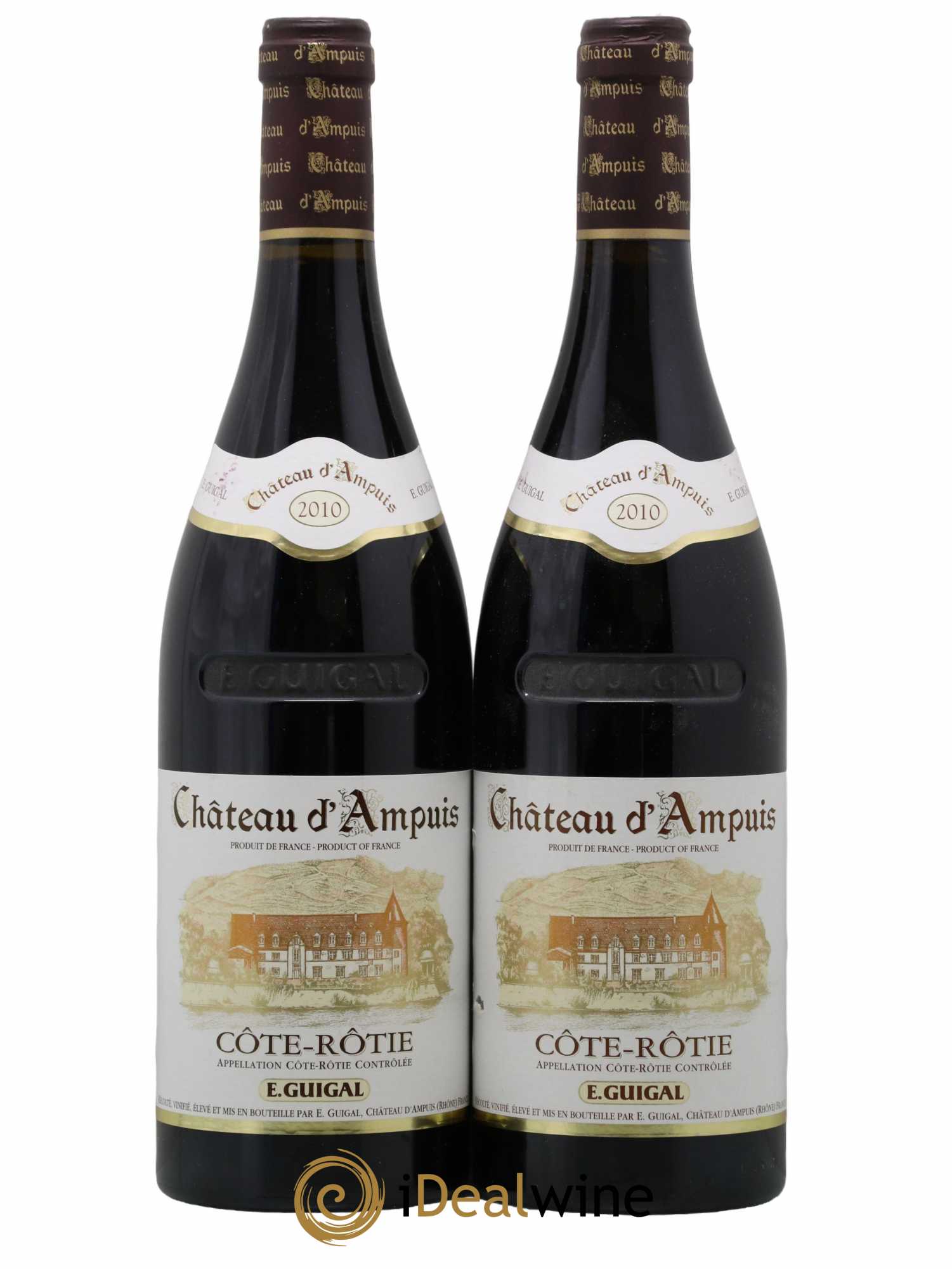 Côte-Rôtie Château d'Ampuis Guigal 2010 - Lot de 2 bouteilles - 0