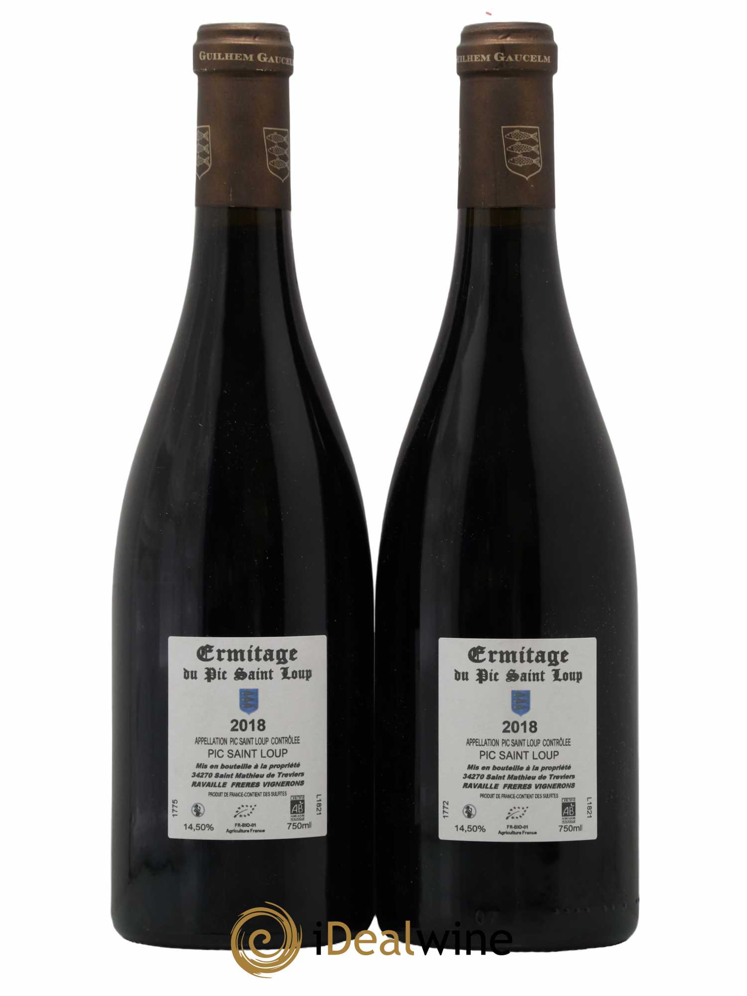 Pic Saint-Loup Héritage du Pic Saint-Loup (anciennement Ermitage) Guilhem Gaucelm Ermitage du Pic Saint-Loup 2018 - Lot de 2 bouteilles - 1