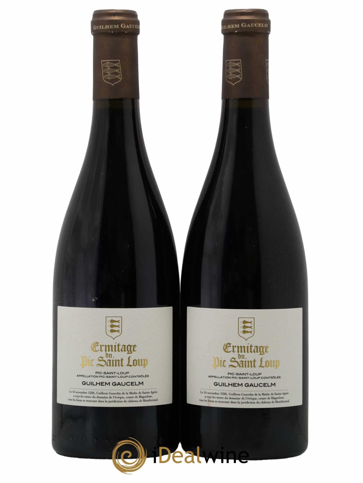 Pic Saint-Loup Héritage du Pic Saint-Loup (anciennement Ermitage) Guilhem Gaucelm Ermitage du Pic Saint-Loup 2018 - Lot de 2 bouteilles - 0