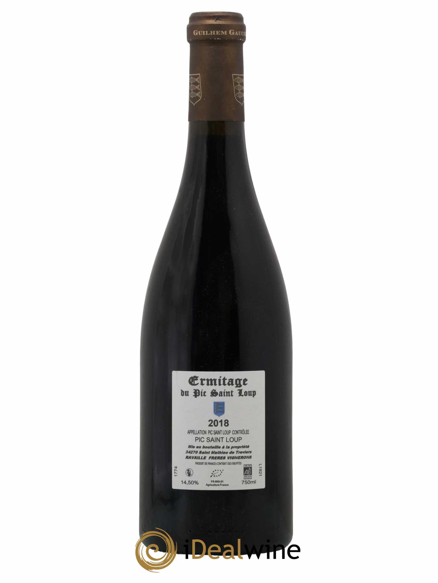 Pic Saint-Loup Héritage du Pic Saint-Loup (anciennement Ermitage) Guilhem Gaucelm Ermitage du Pic Saint-Loup 2018 - Lot de 1 bouteille - 1