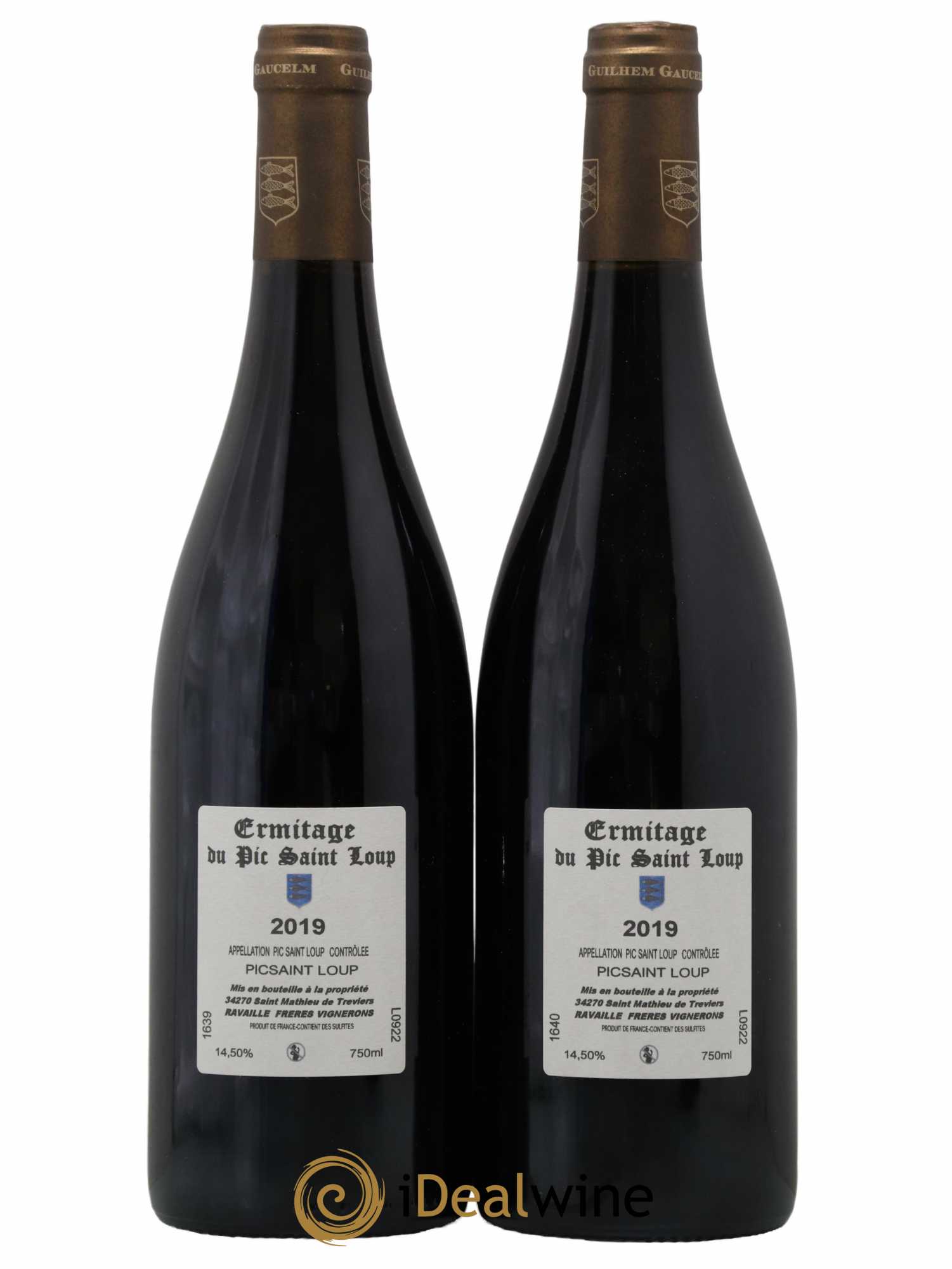Pic Saint-Loup Héritage du Pic Saint-Loup (anciennement Ermitage) Guilhem Gaucelm 2019 - Lot de 2 bouteilles - 1