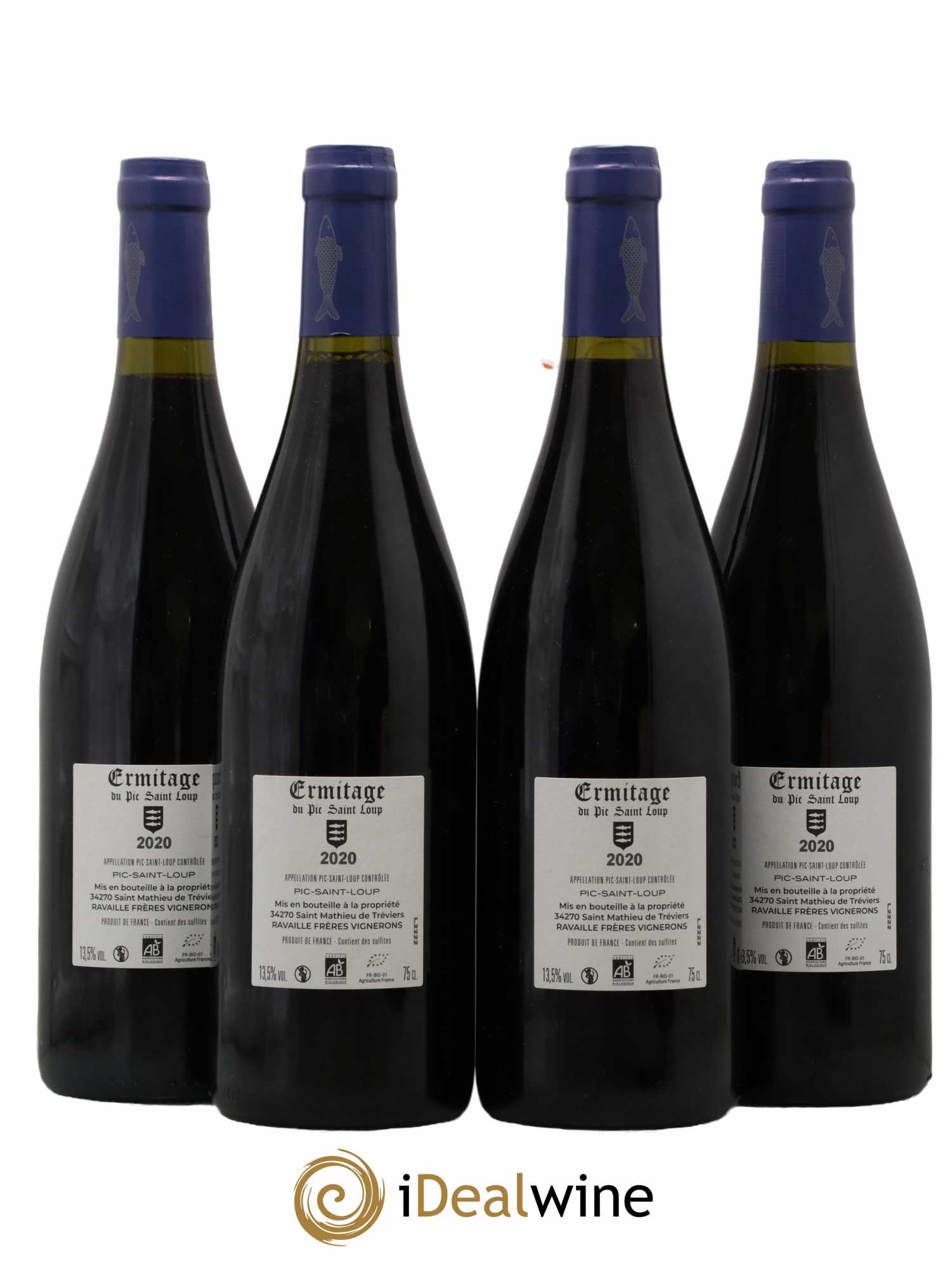 Pic Saint-Loup Héritage du Pic Saint-Loup (anciennement Ermitage) Cuvée Sainte Agnès 2020 - Lot de 4 bouteilles - 1