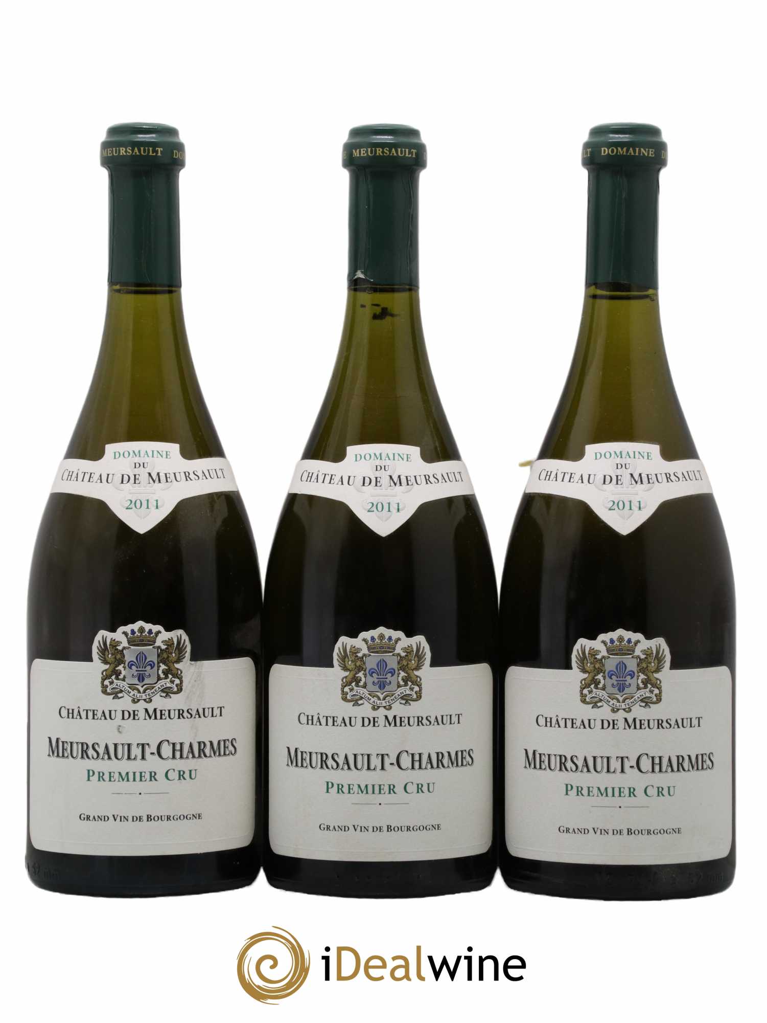 Meursault 1er Cru Les Charmes Dessus Château de Meursault 2011 - Lot de 3 bouteilles - 0