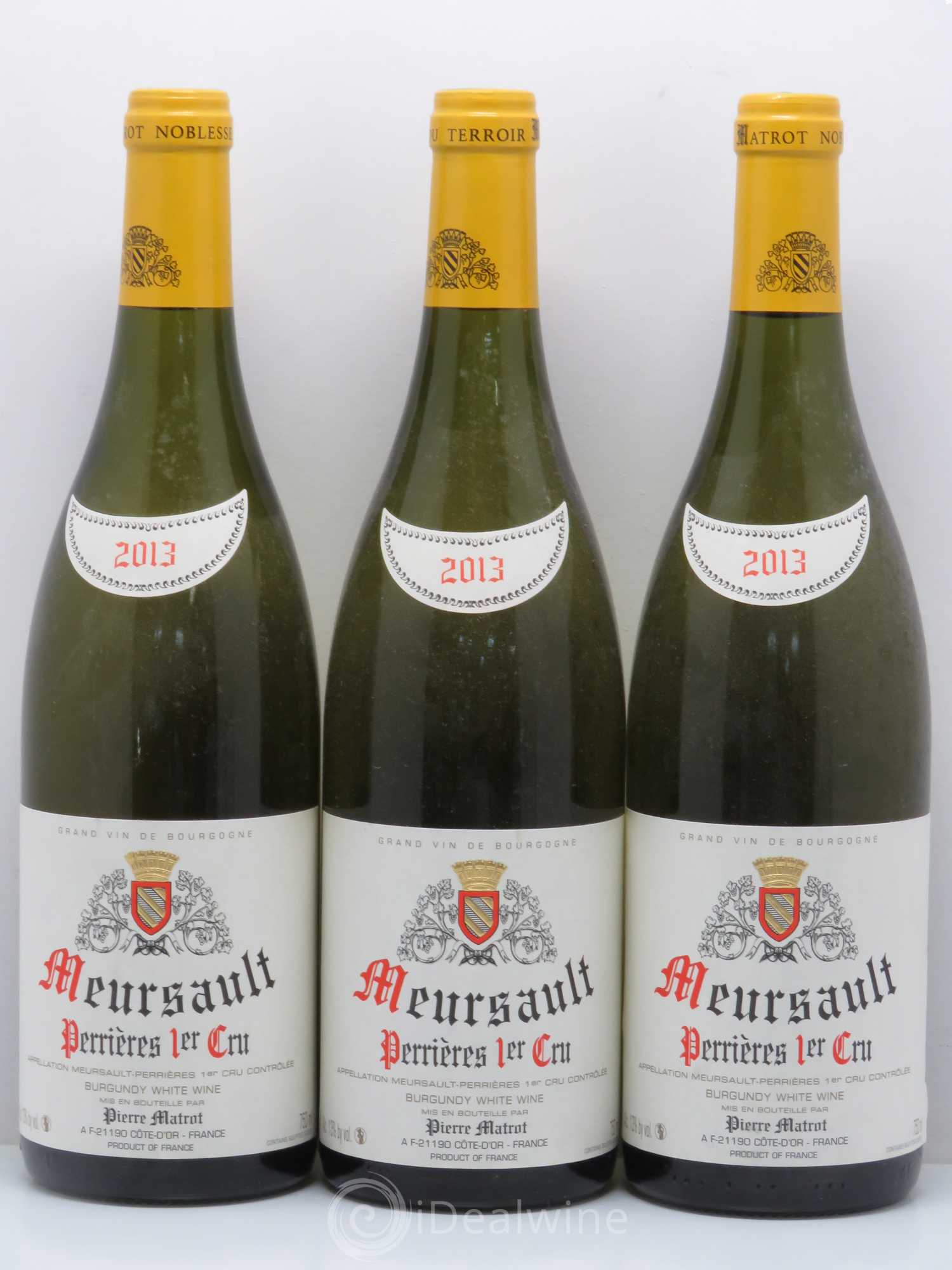 Meursault 1er Cru Perrieres Matrot 2013 - Posten von 3 Flaschen - 0