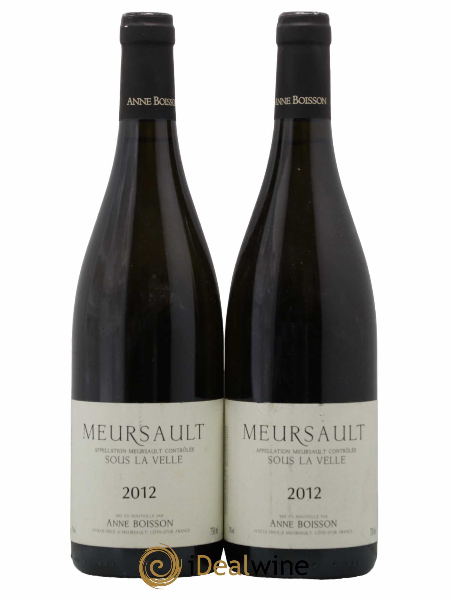 Meursault Sous la Velle Anne Boisson 2012 - Lot de 2 bouteilles - 0