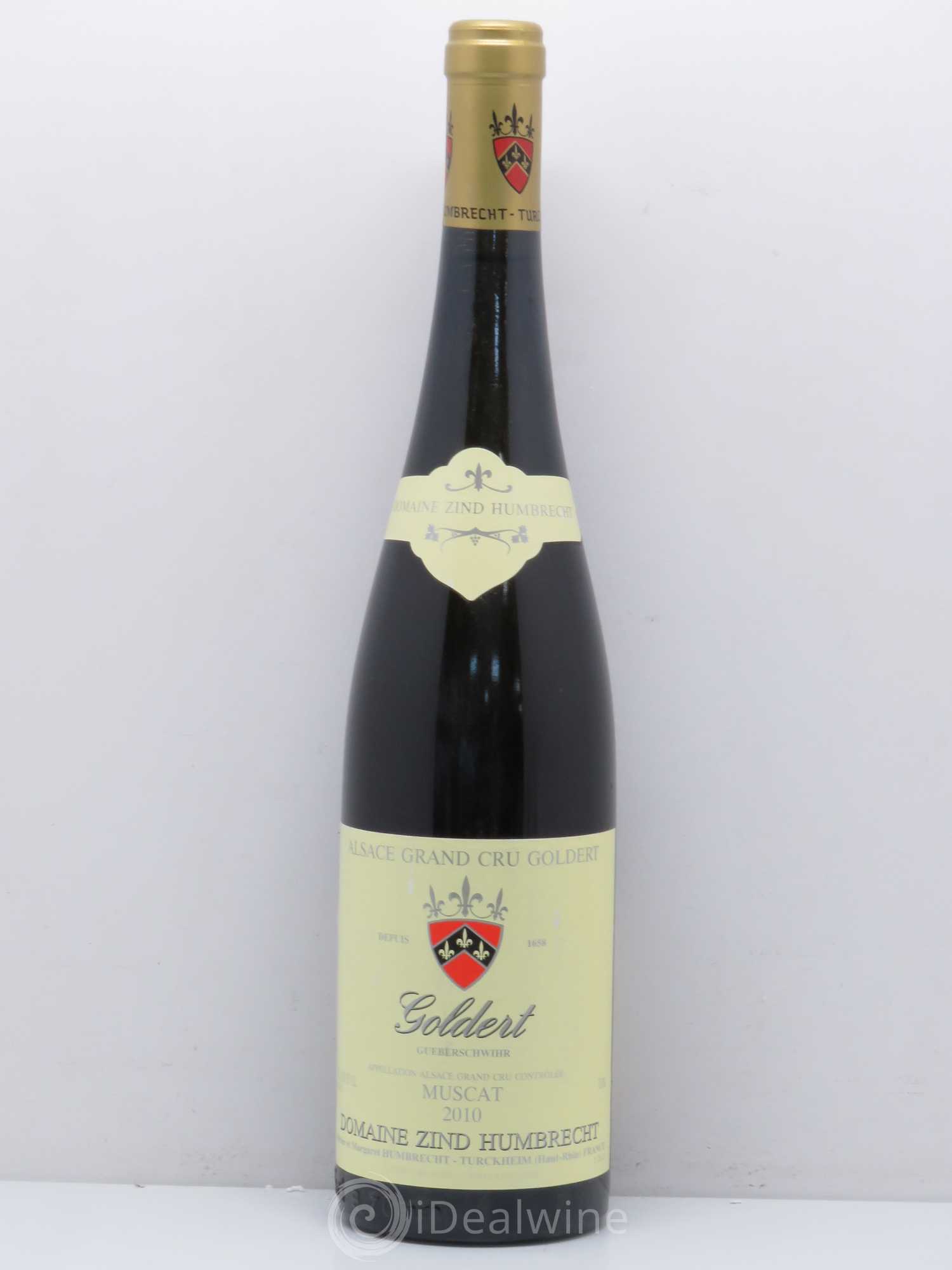 Alsace Muscat Grand Cru Goldert Zind-Humbrecht (Domaine) 2010 - Lot de 1 bouteille - 0
